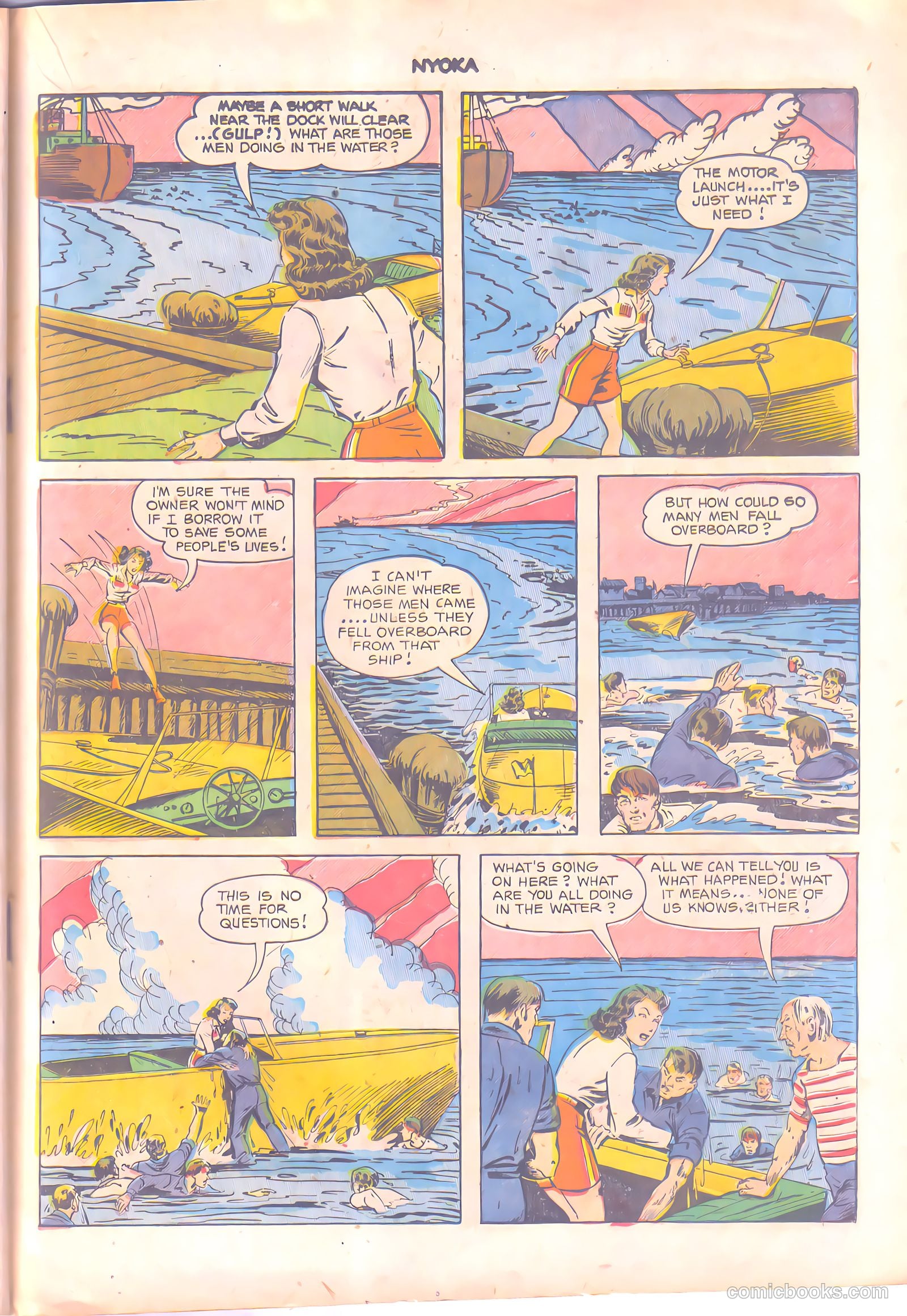 Nyoka the Jungle Girl #68 (1952, L. Miller & Son) — page 20 of 37