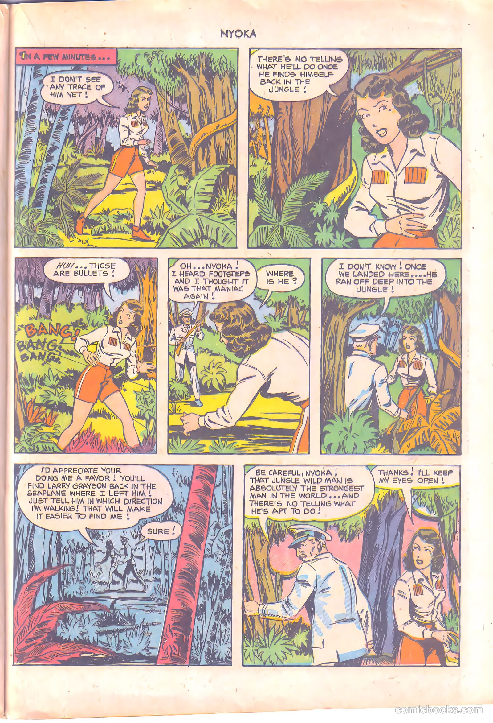 Nyoka the Jungle Girl #68 (1952, L. Miller & Son) — page 22 of 37