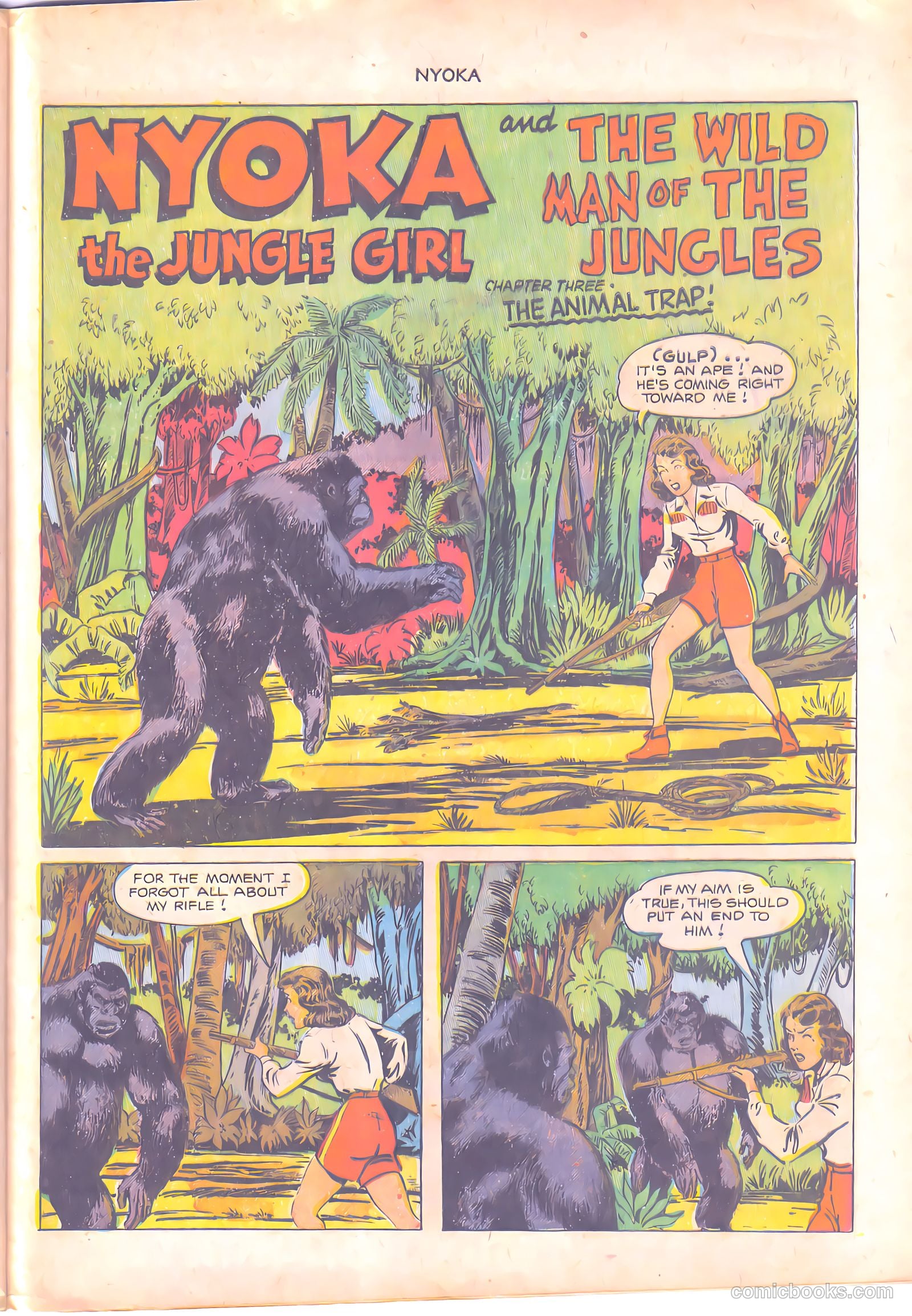 Nyoka the Jungle Girl #68 (1952, L. Miller & Son) — page 30 of 37