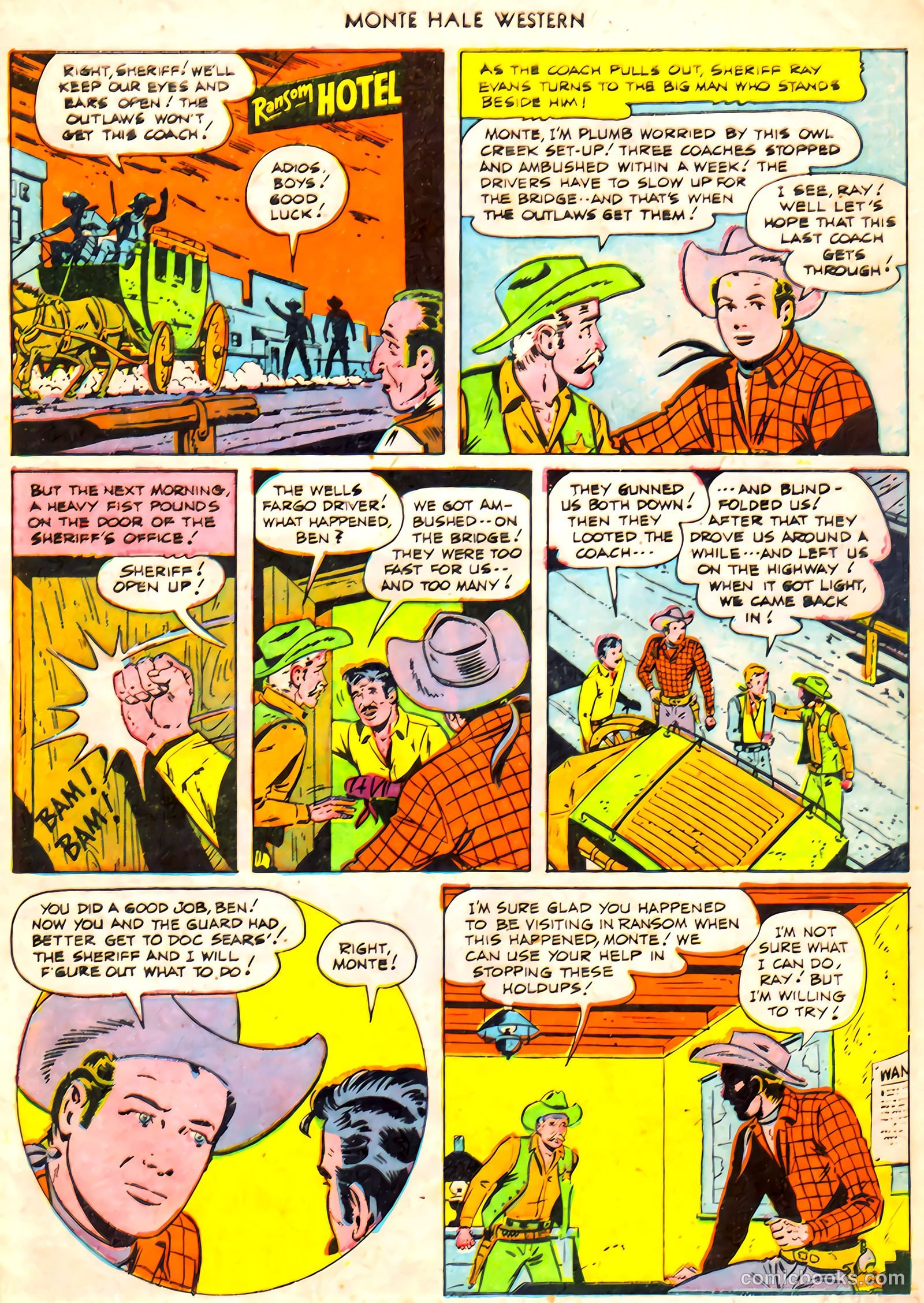 Monte Hale Western #61 (1951, L. Miller & Son) — page 5 of 36