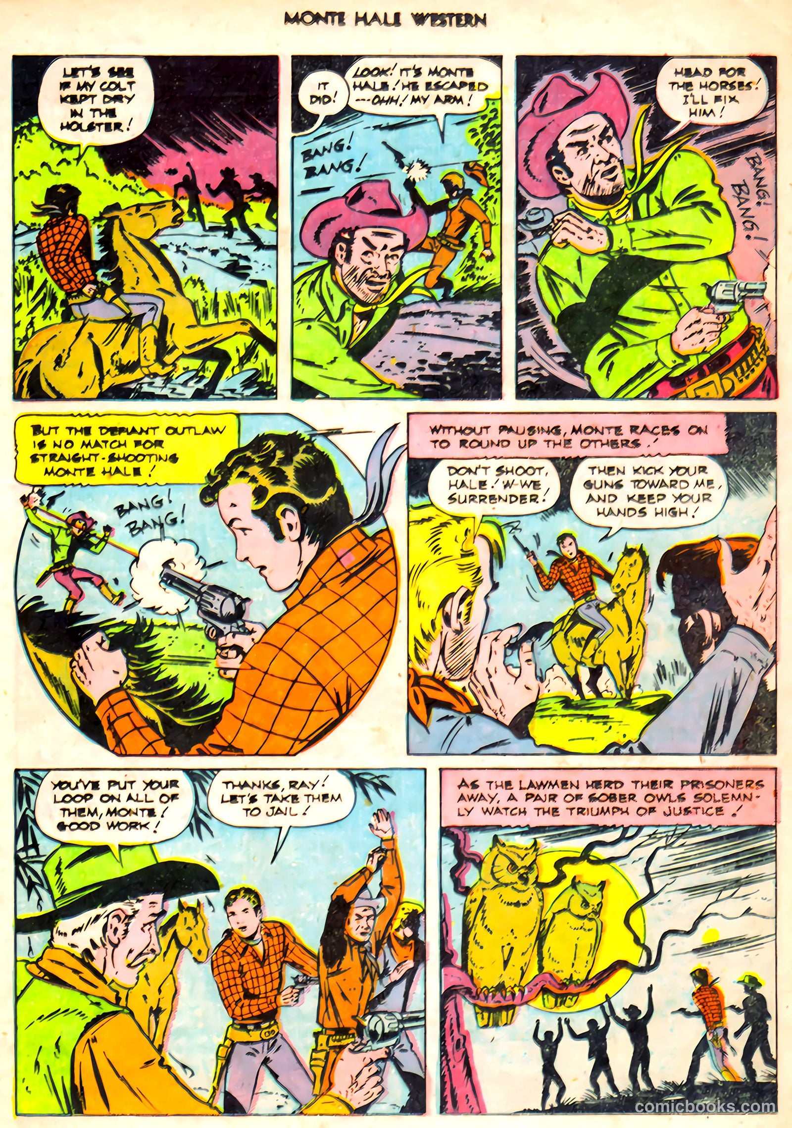 Monte Hale Western #61 (1951, L. Miller & Son) — page 13 of 36