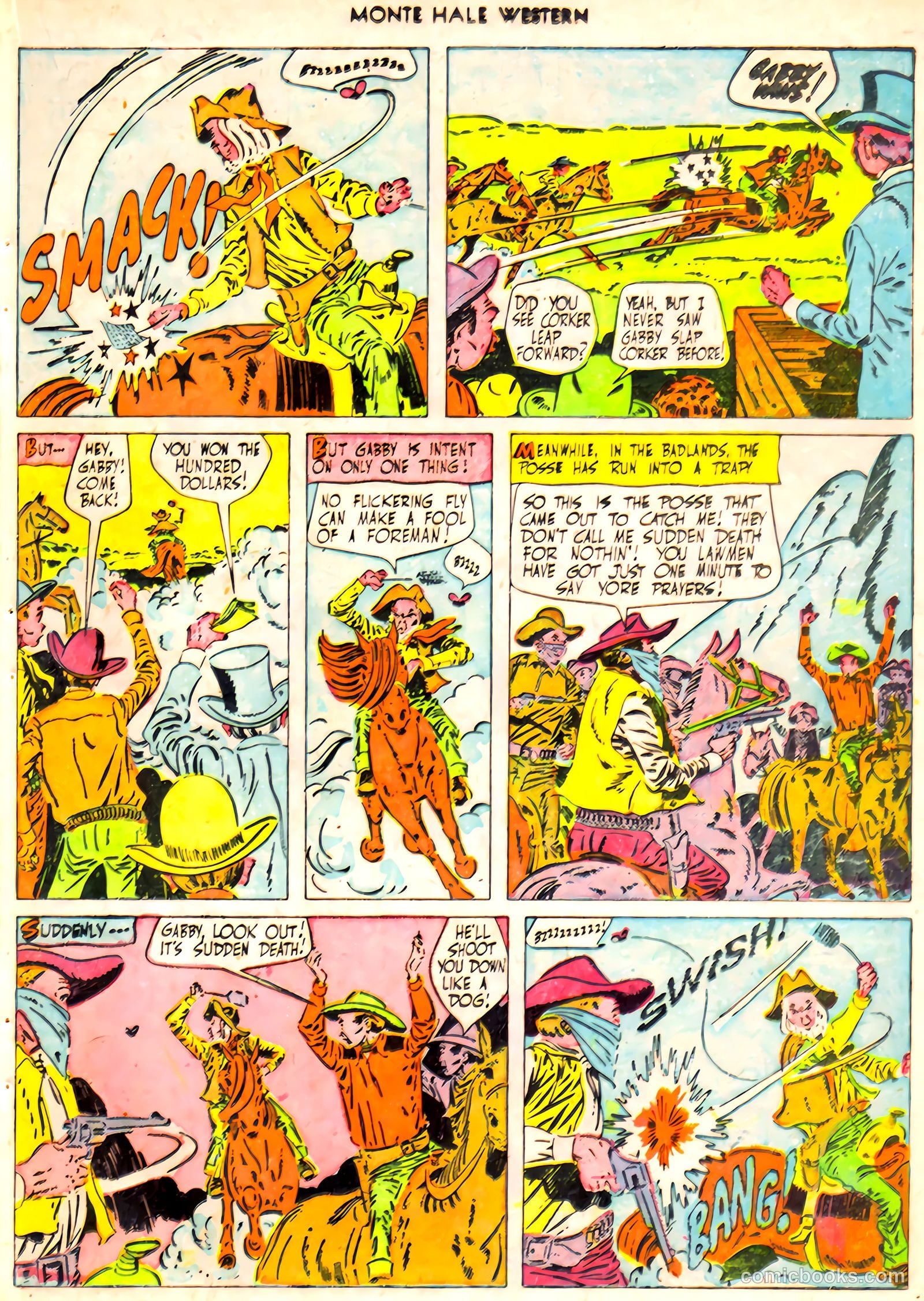 Monte Hale Western #61 (1951, L. Miller & Son) — page 21 of 36