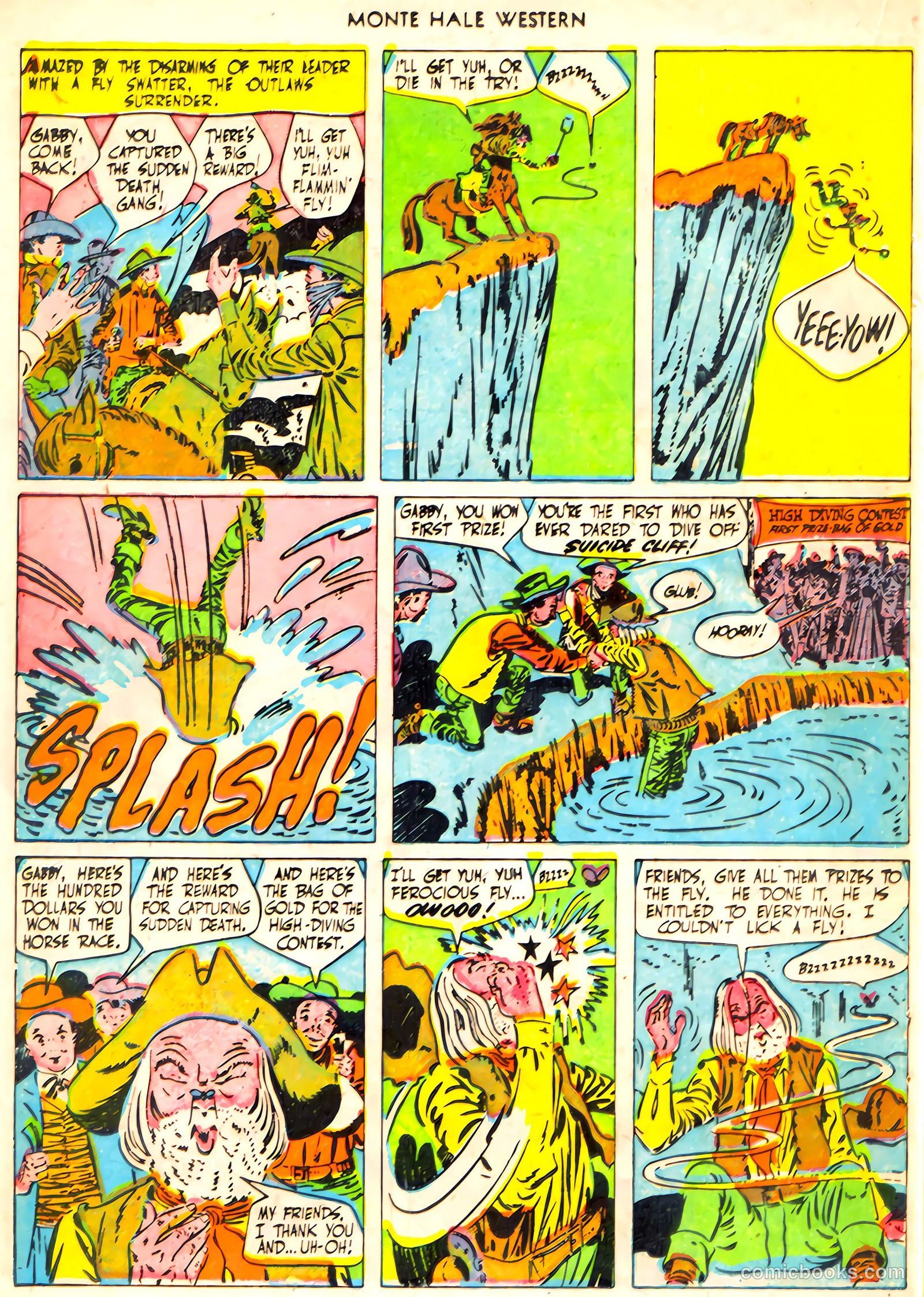 Monte Hale Western #61 (1951, L. Miller & Son) — page 22 of 36