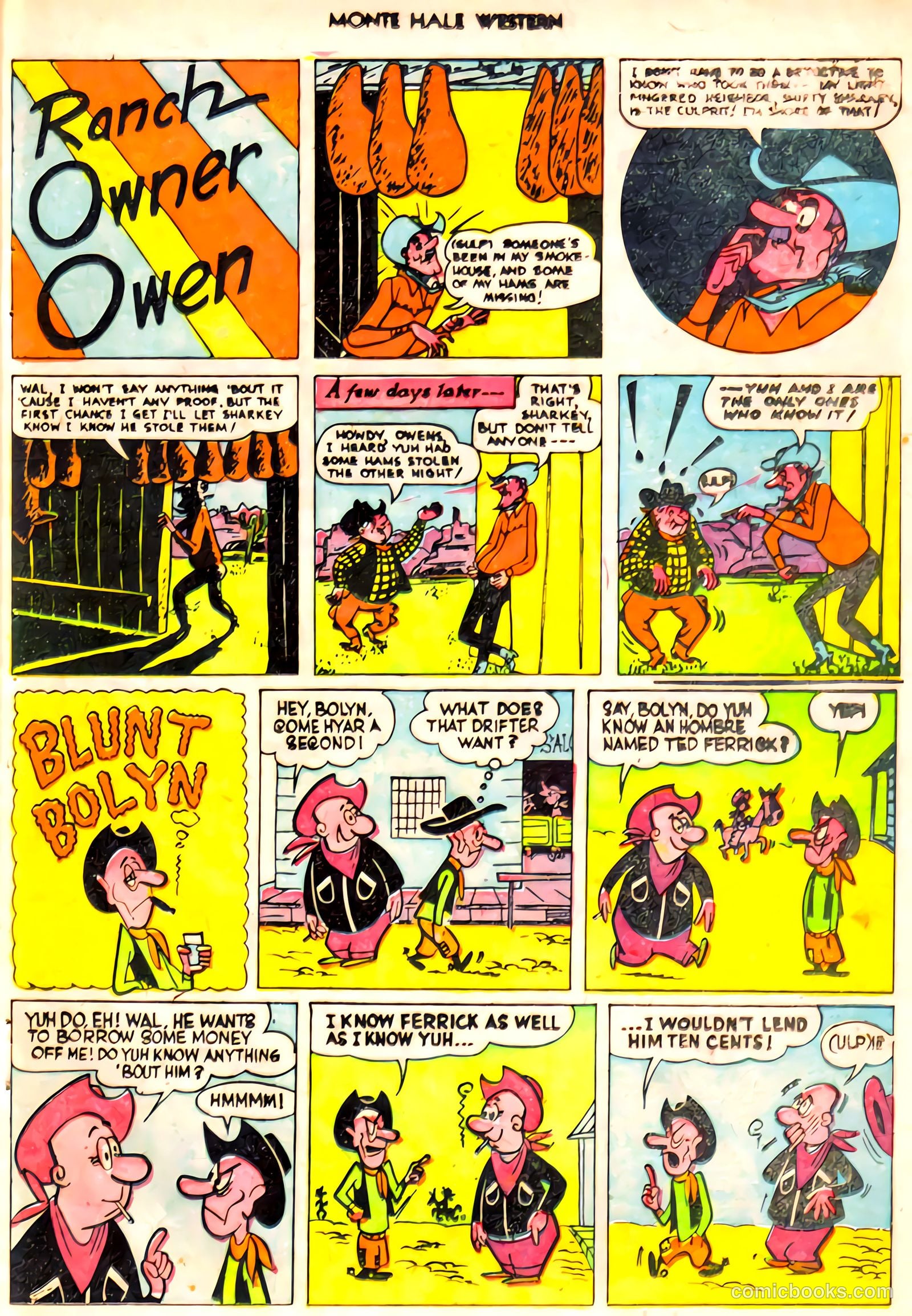 Monte Hale Western #61 (1951, L. Miller & Son) — page 25 of 36