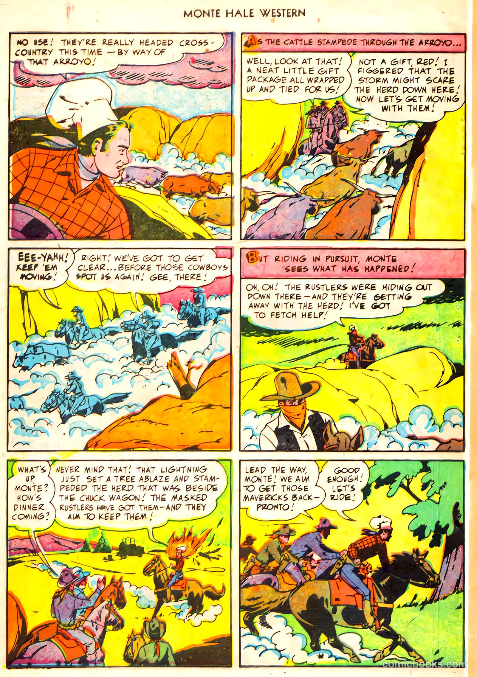 Monte Hale Western #61 (1951, L. Miller & Son) — page 30 of 36