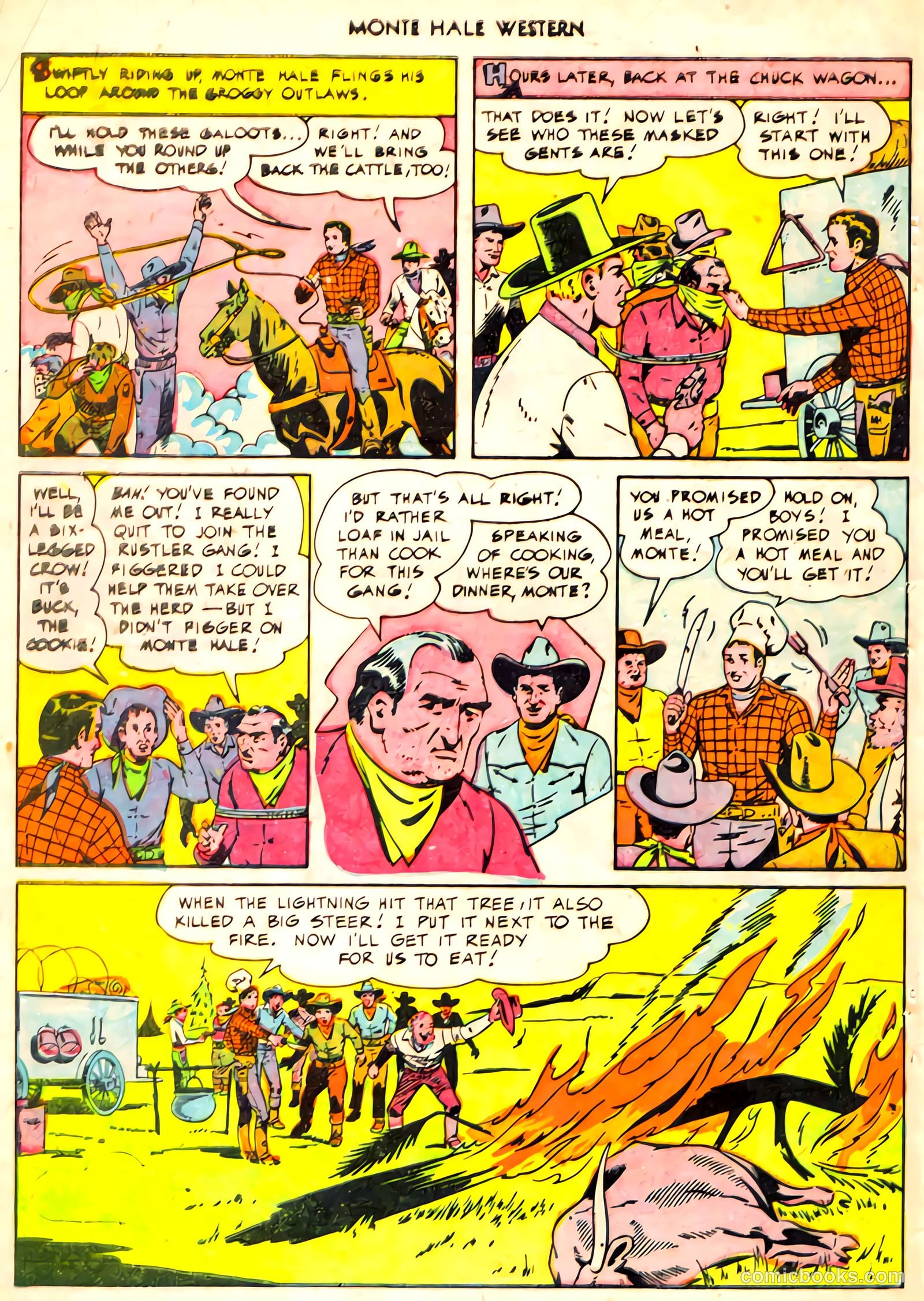 Monte Hale Western #61 (1951, L. Miller & Son) — page 32 of 36