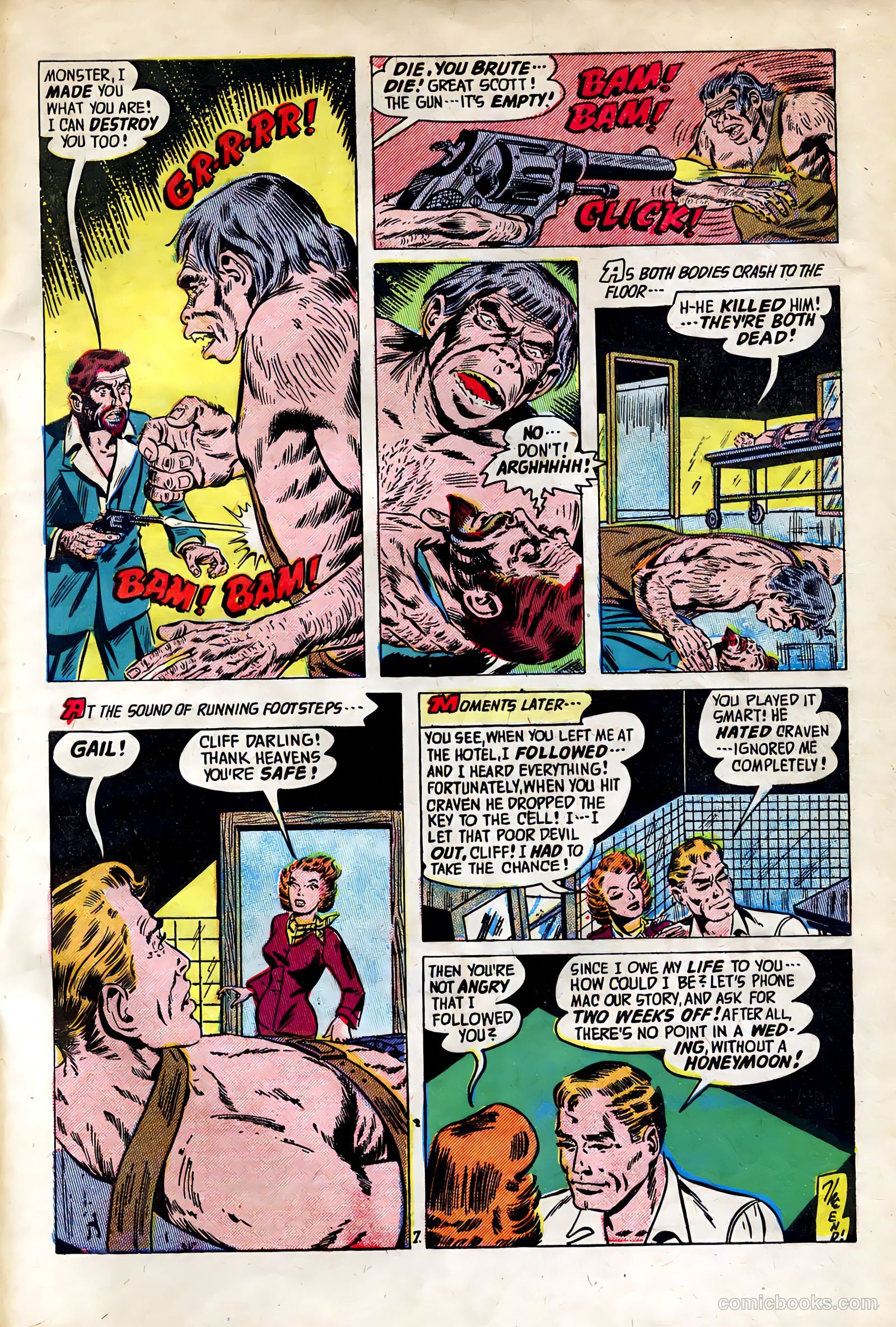 Out of the Night #21 (1953) — page 33 of 36