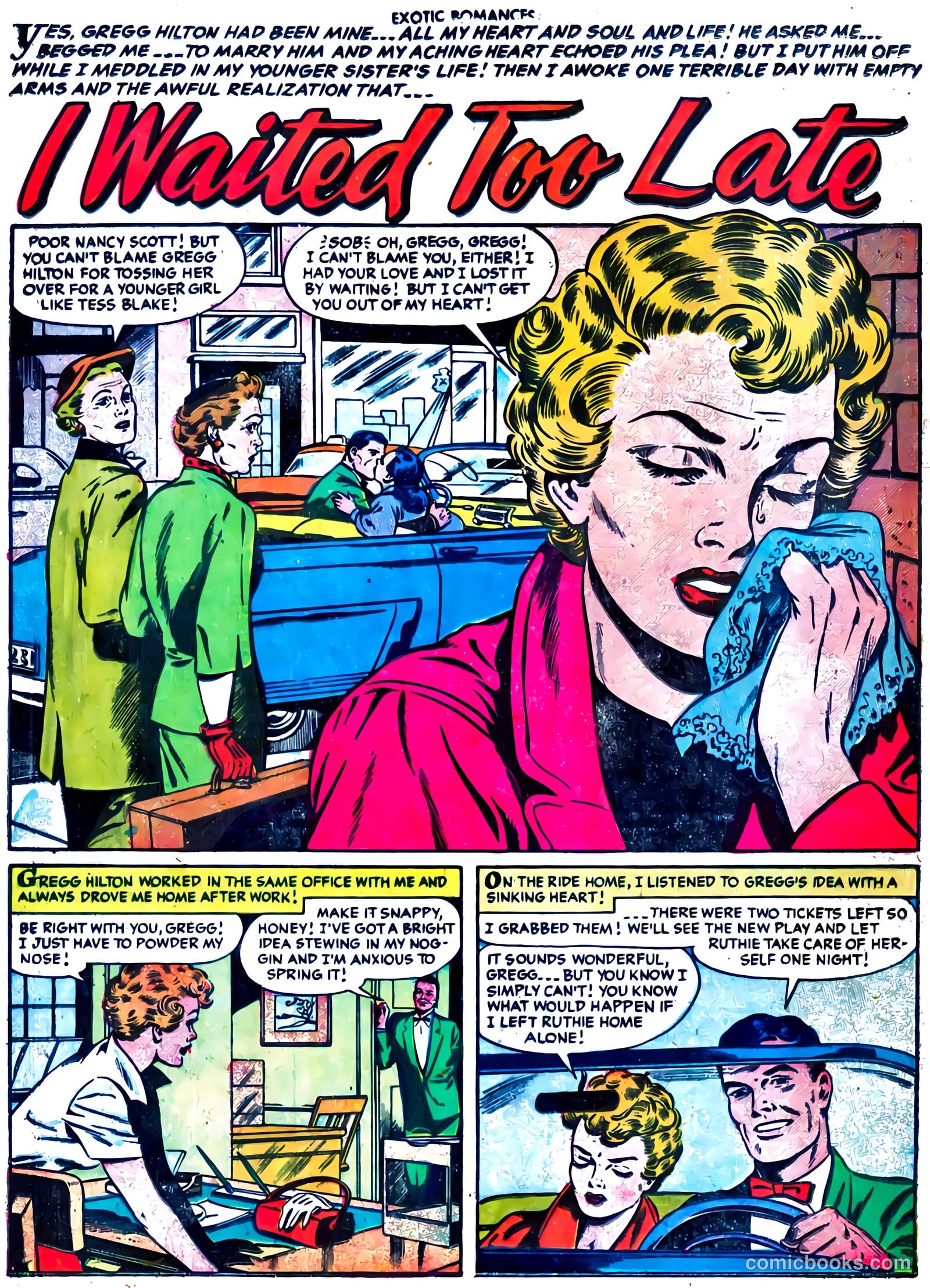 Exotic Romances #1 (1955) — page 11 of 33