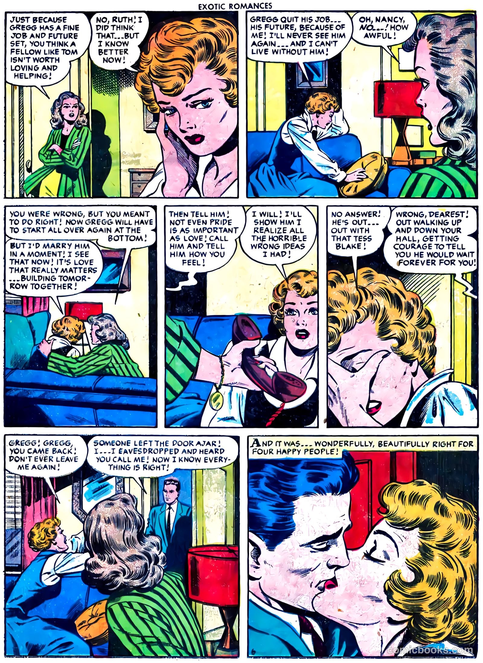 Exotic Romances #1 (1955) — page 16 of 33