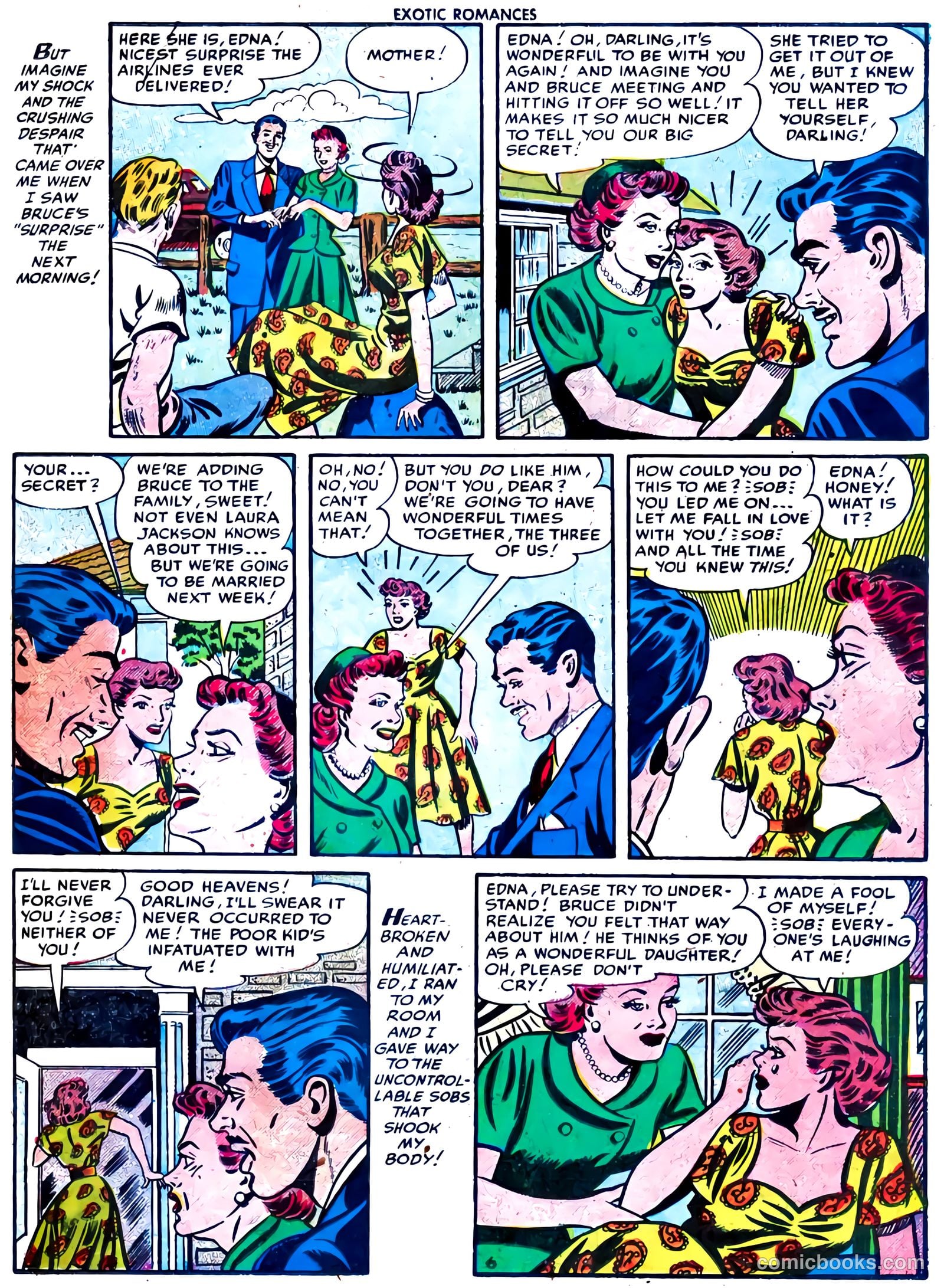 Exotic Romances #1 (1955) — page 22 of 33