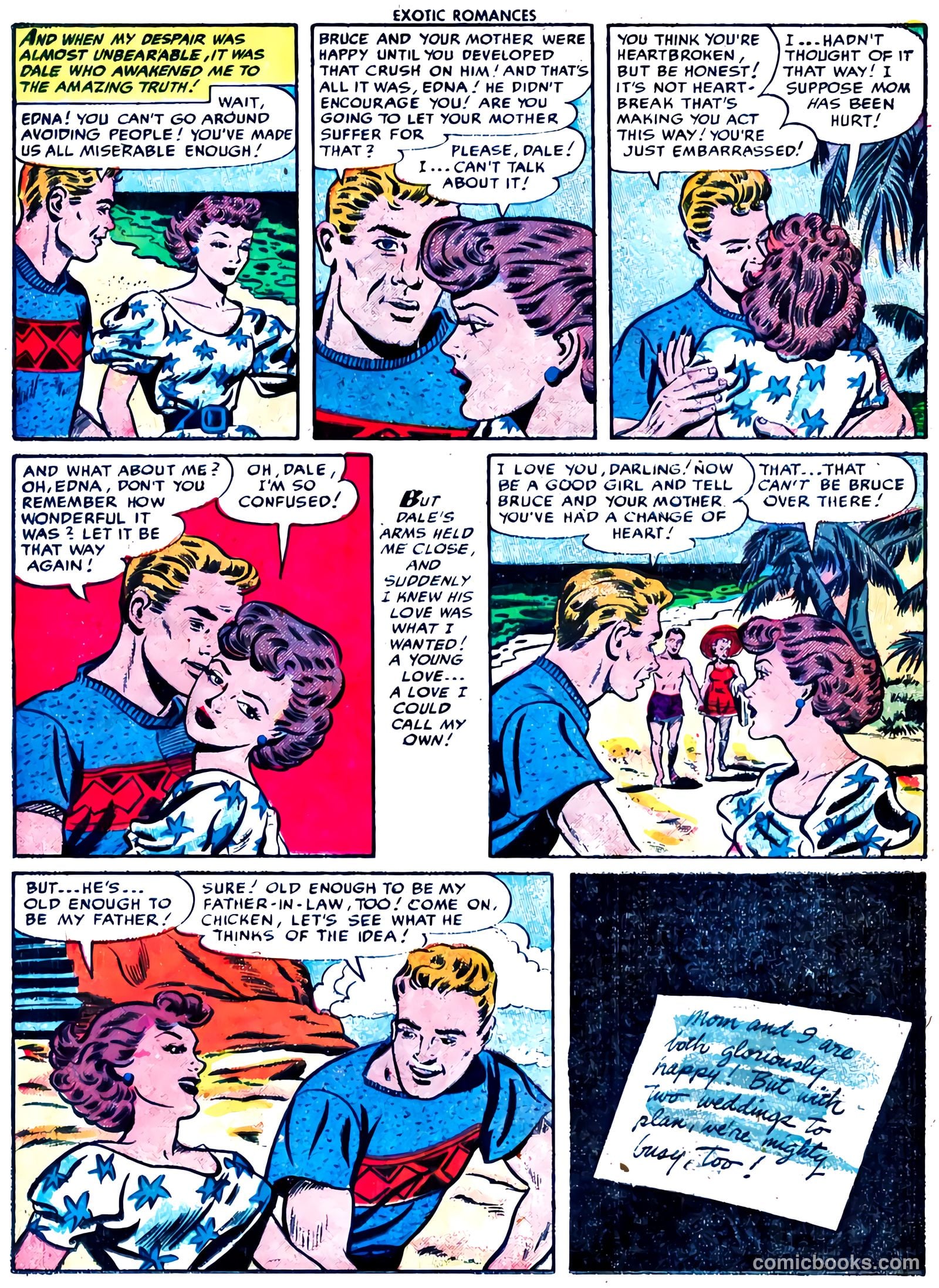Exotic Romances #1 (1955) — page 23 of 33