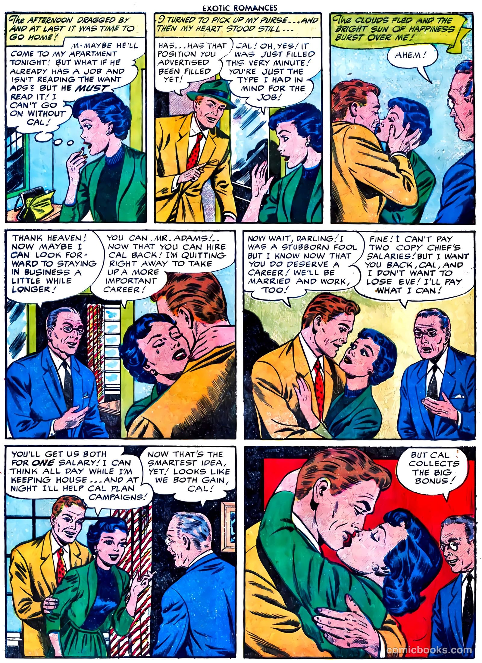 Exotic Romances #1 (1955) — page 31 of 33