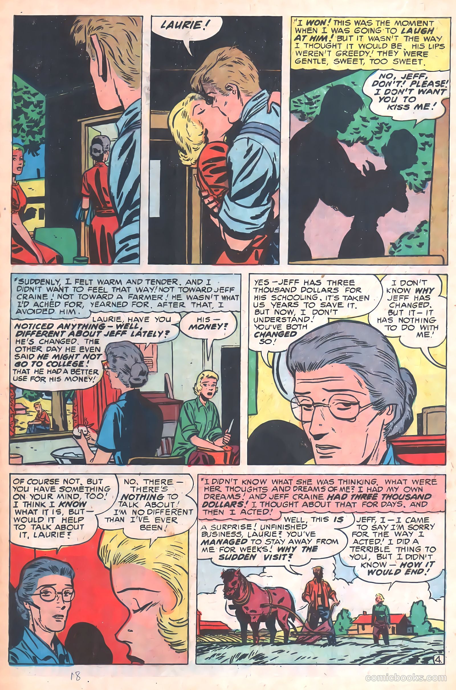 Young Love #62 (1954) — page 17 of 34