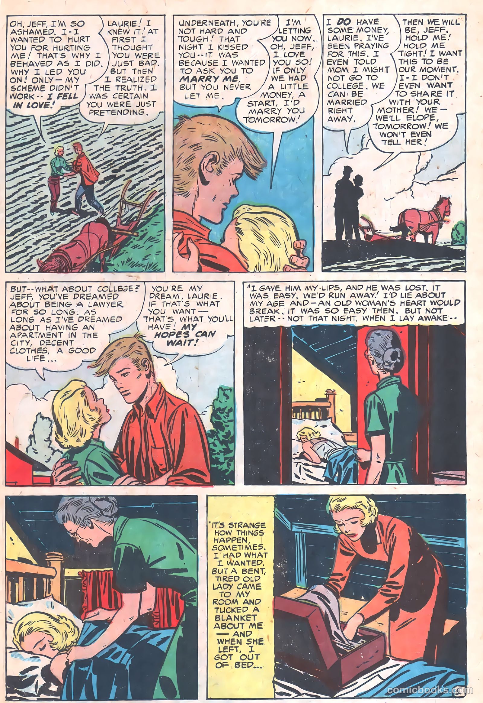 Young Love #62 (1954) — page 18 of 34