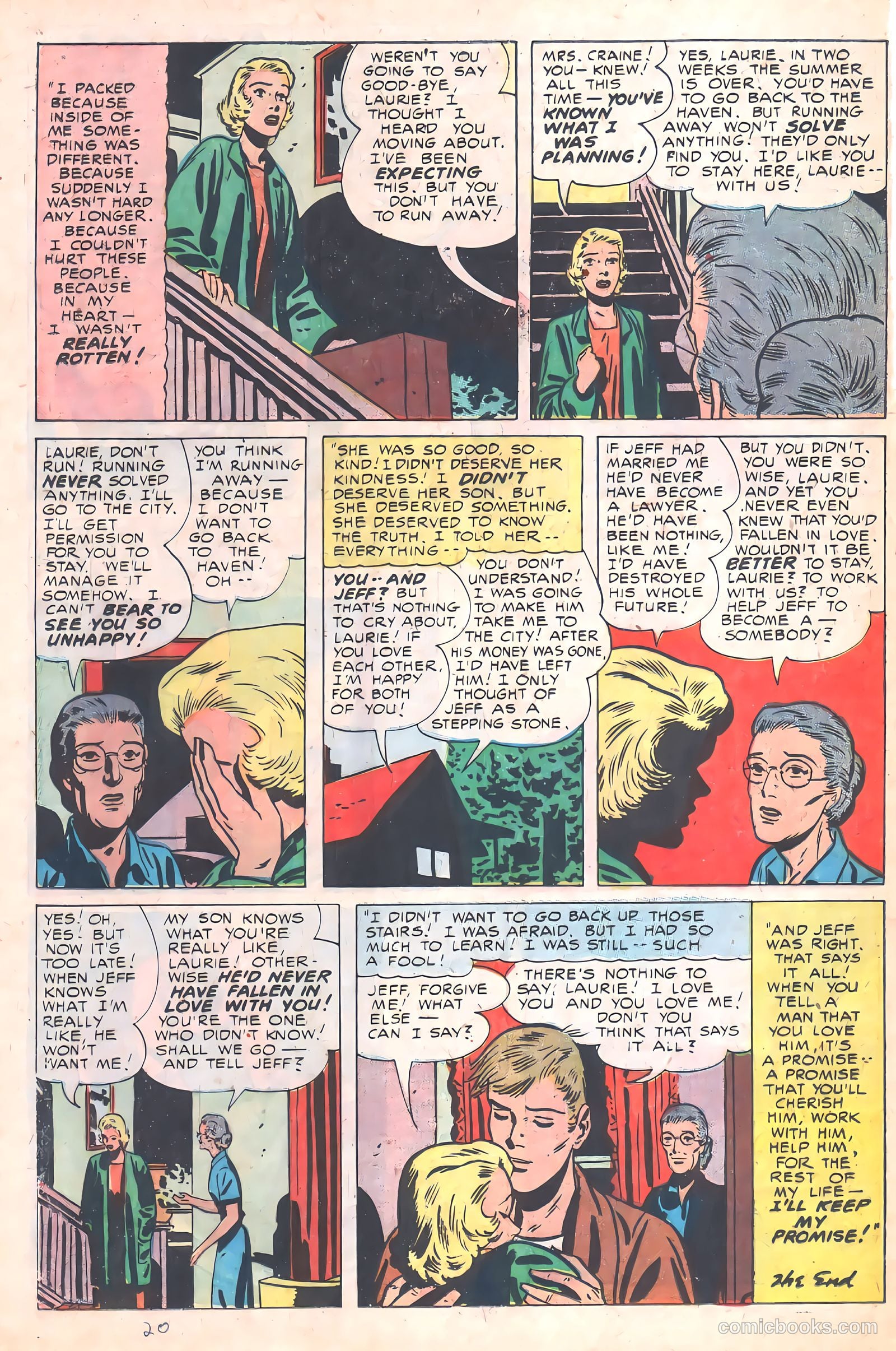 Young Love #62 (1954) — page 19 of 34