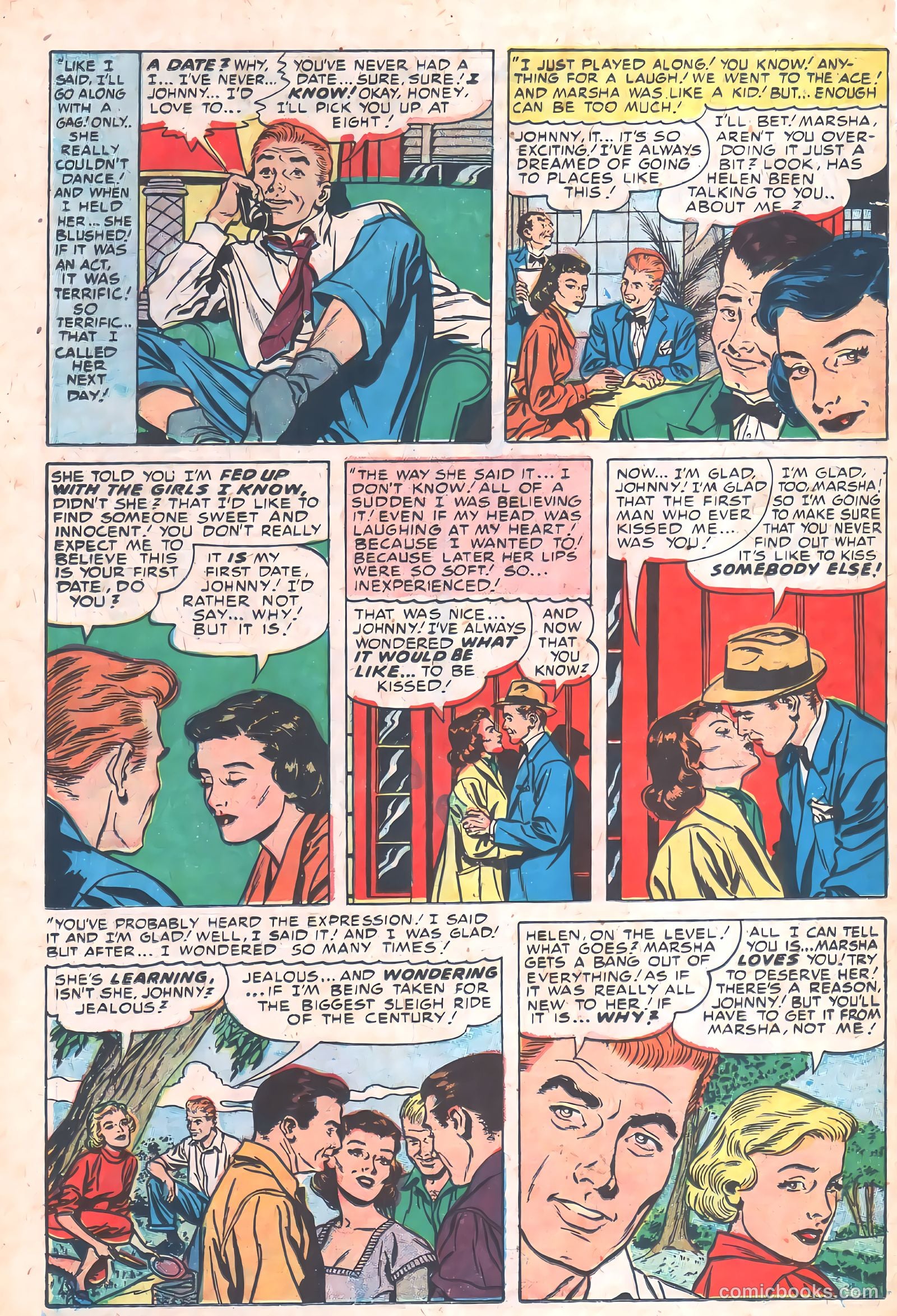 Young Love #62 (1954) — page 21 of 34