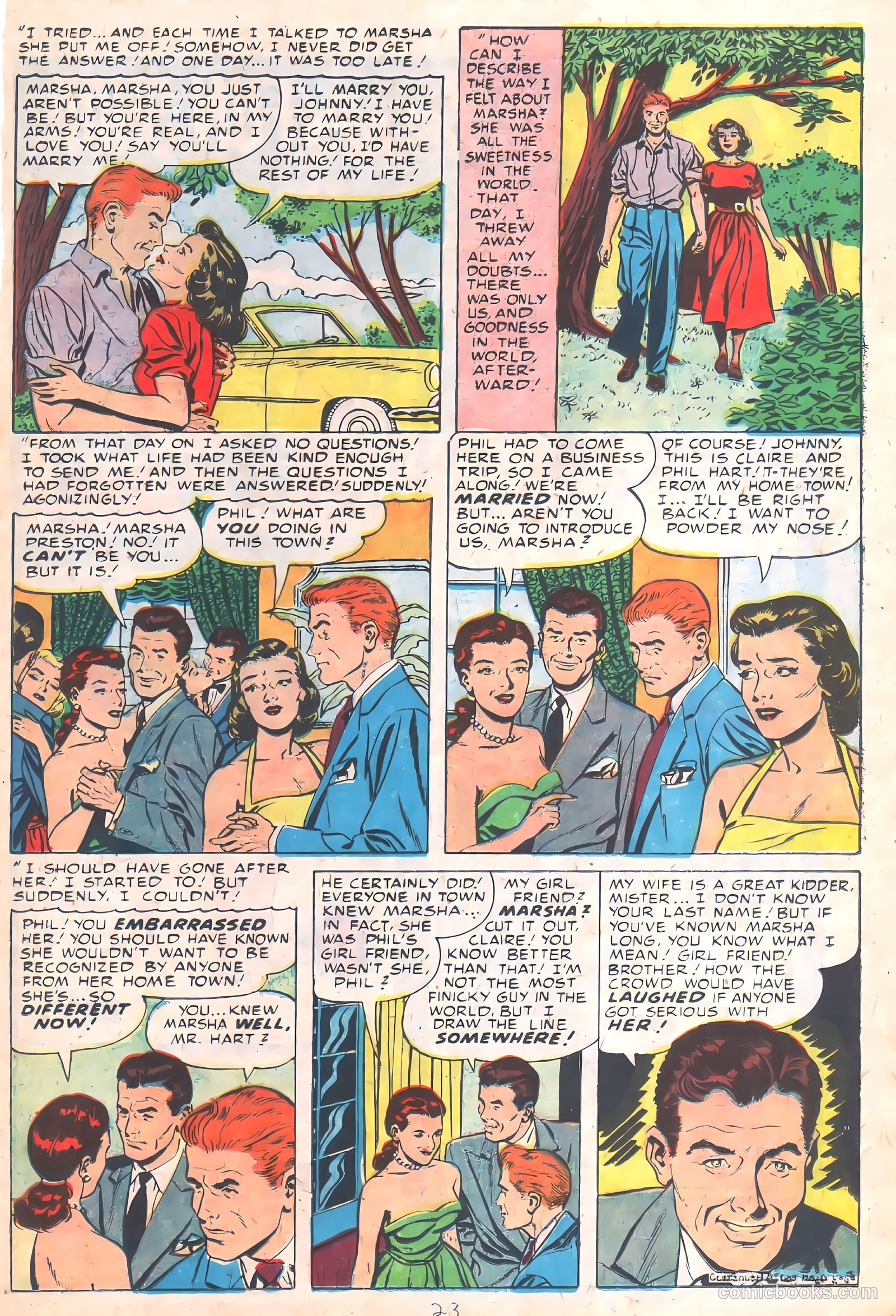 Young Love #62 (1954) — page 22 of 34