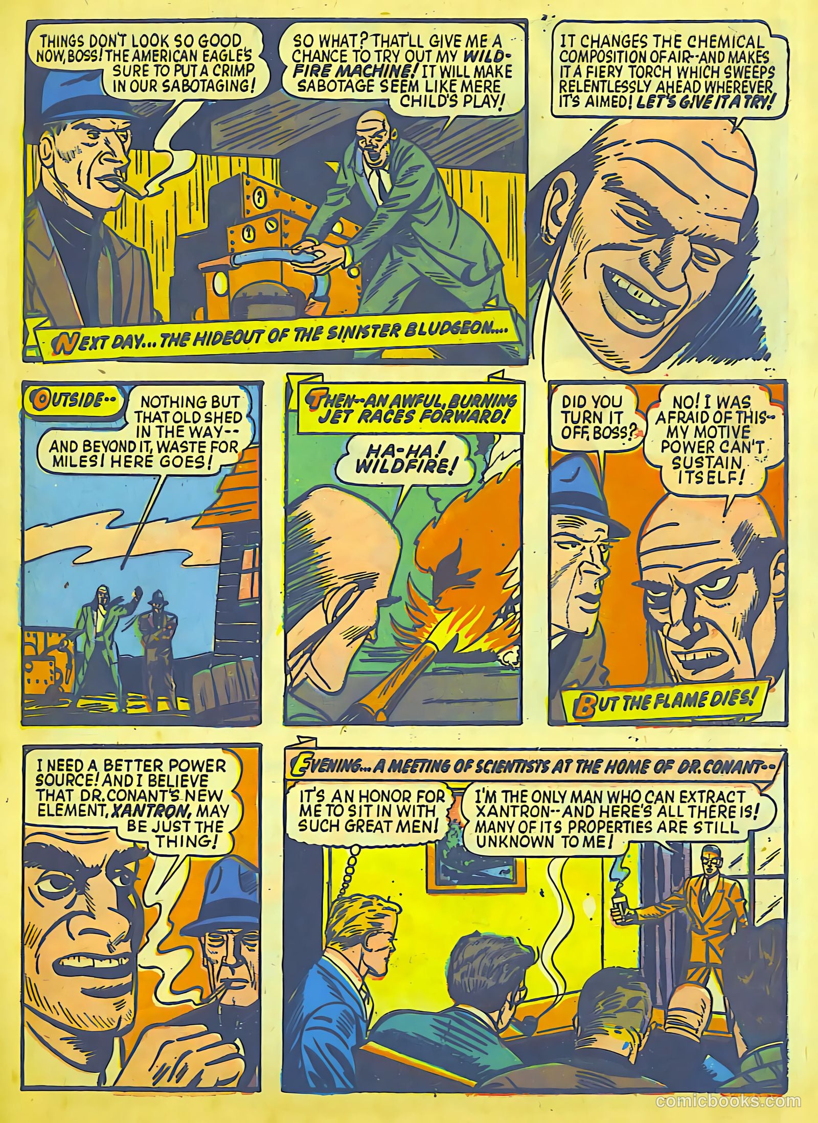 Exciting Comics #23 (1942) — page 8 of 66