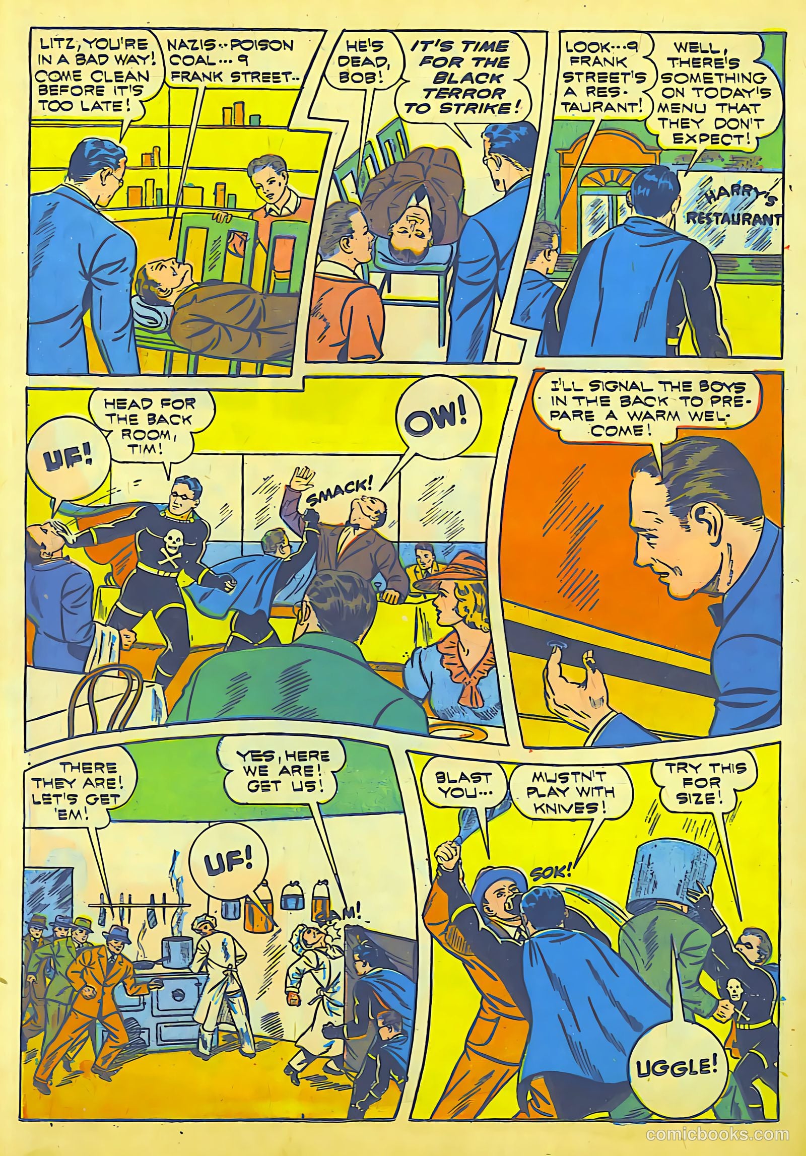 Exciting Comics #23 (1942) — page 19 of 66