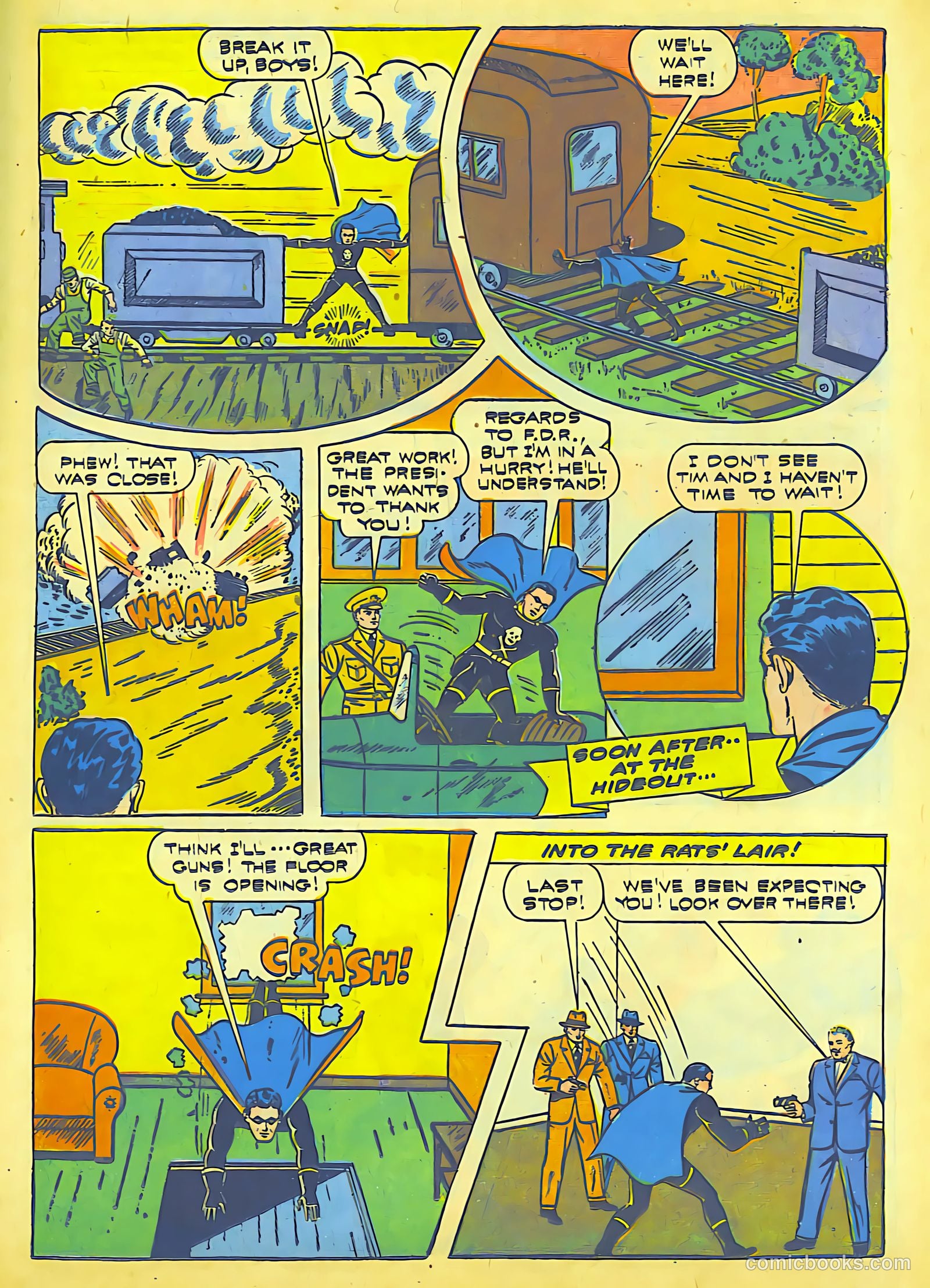 Exciting Comics #23 (1942) — page 28 of 66