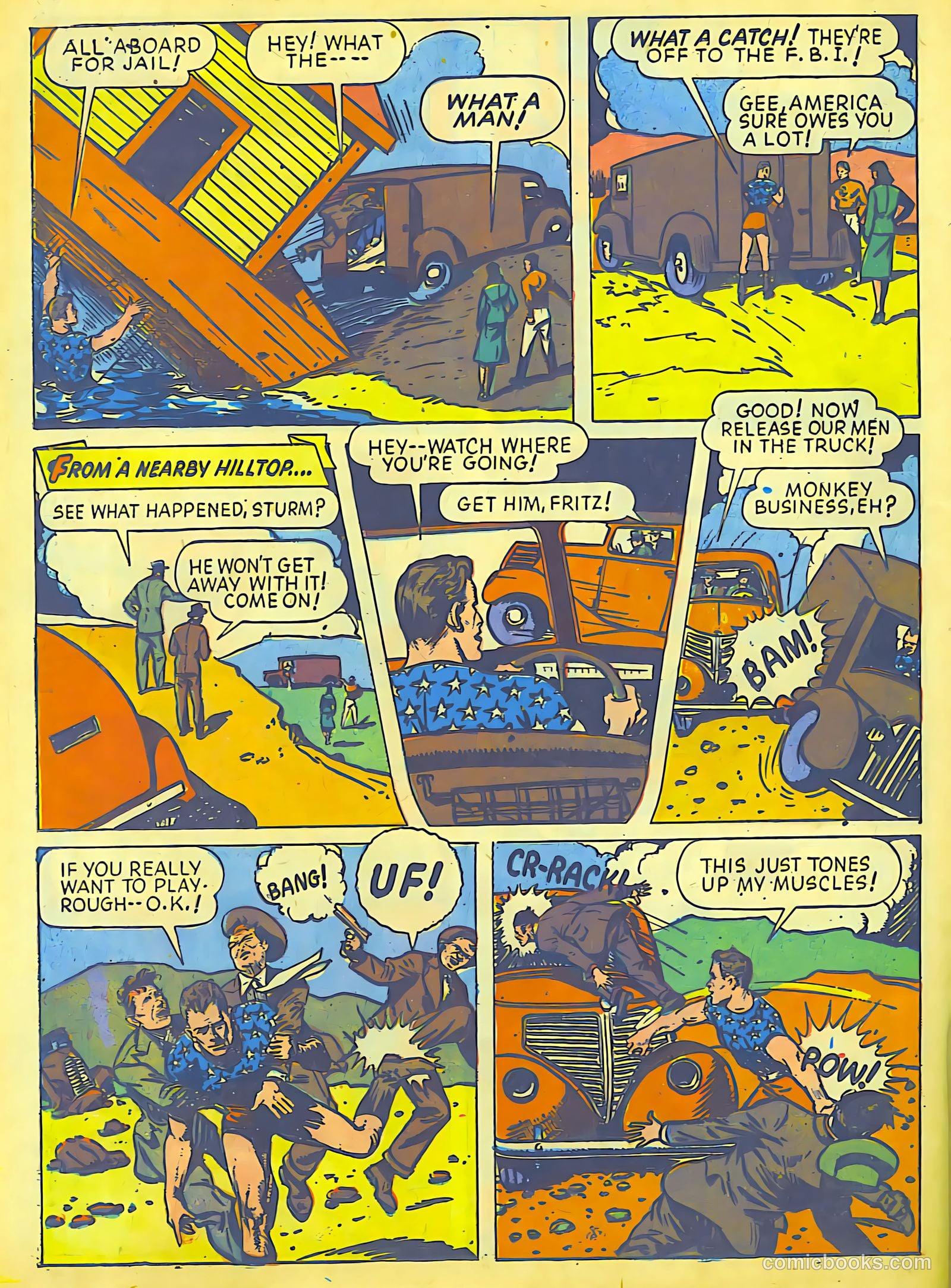 Exciting Comics #23 (1942) — page 35 of 66