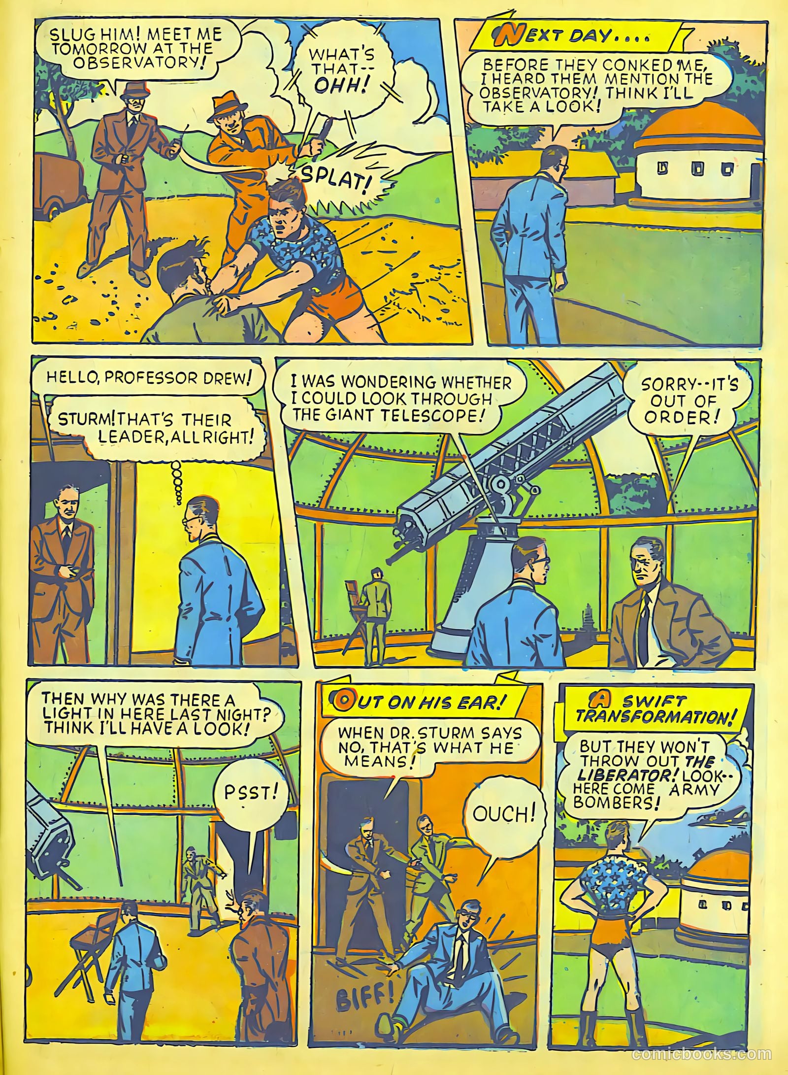 Exciting Comics #23 (1942) — page 36 of 66