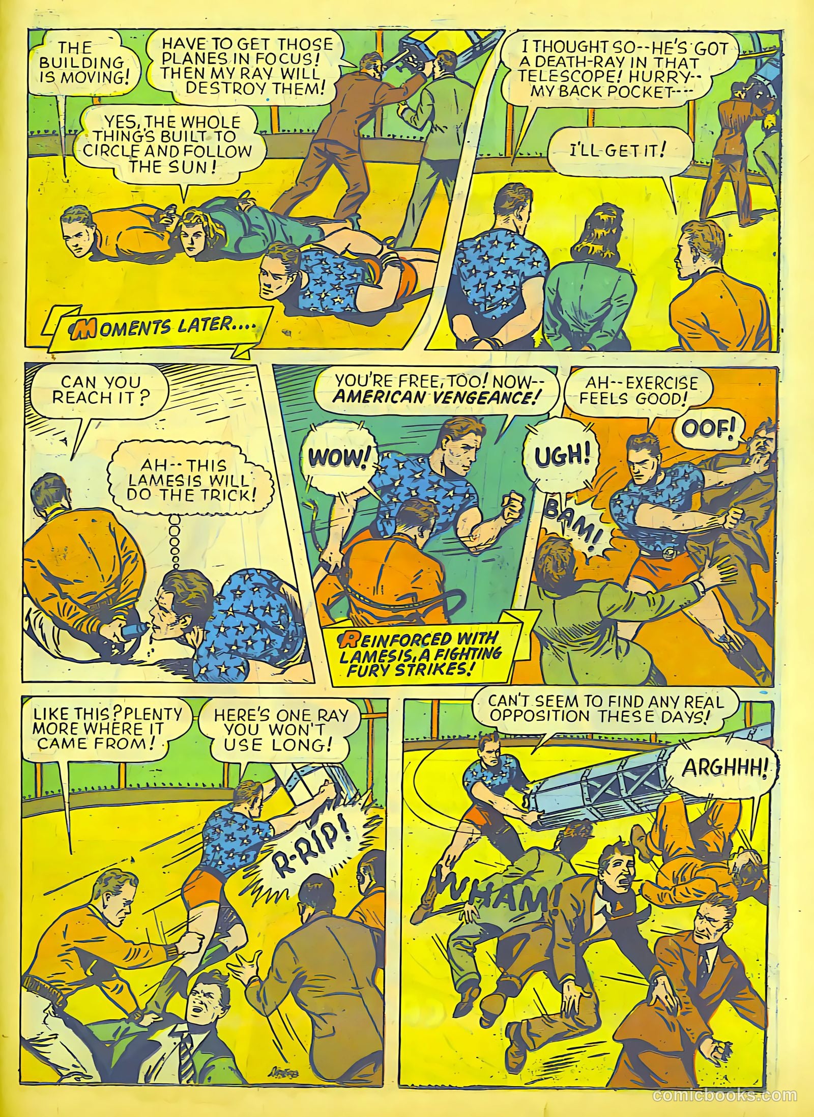 Exciting Comics #23 (1942) — page 38 of 66