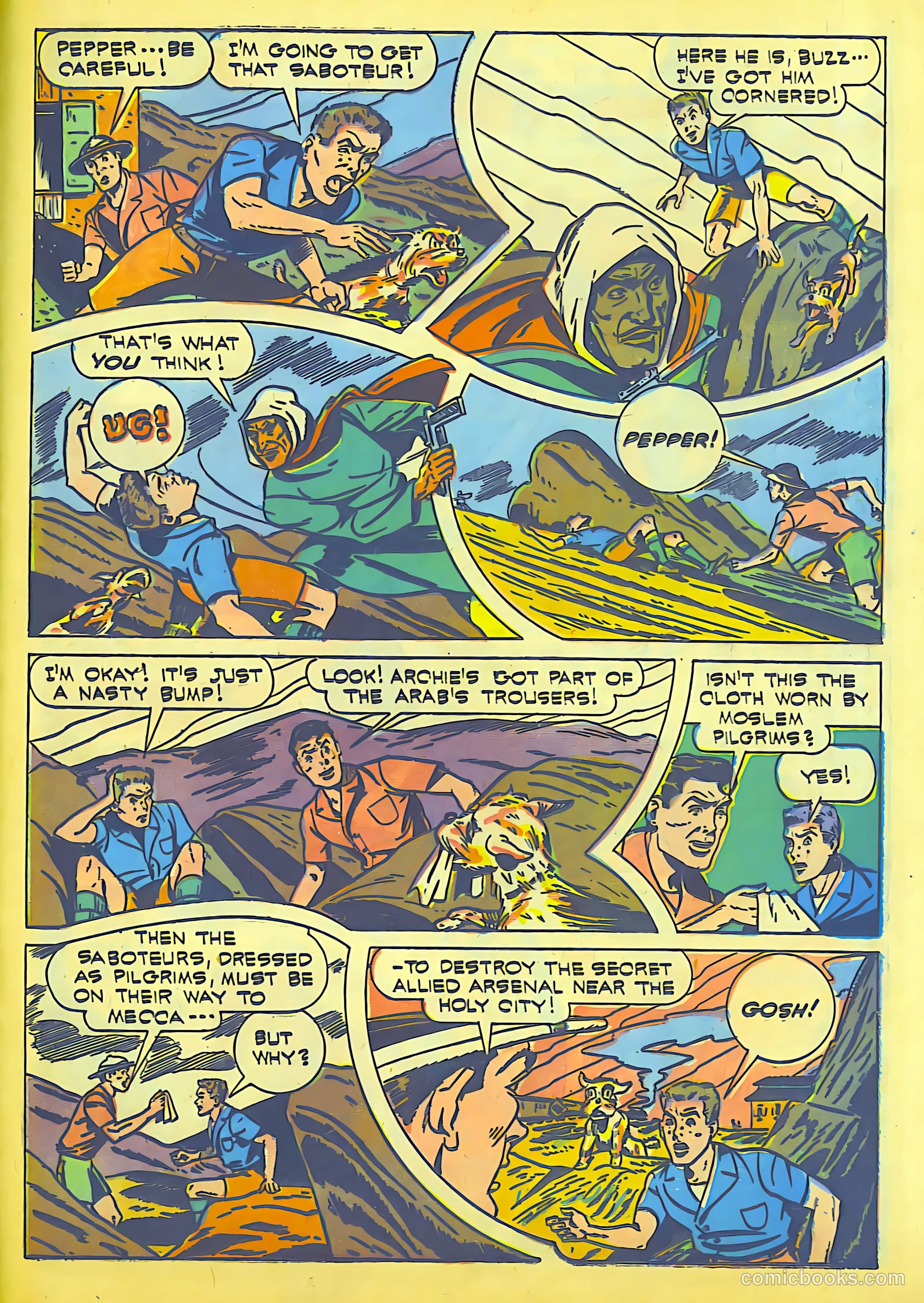 Exciting Comics #23 (1942) — page 44 of 66
