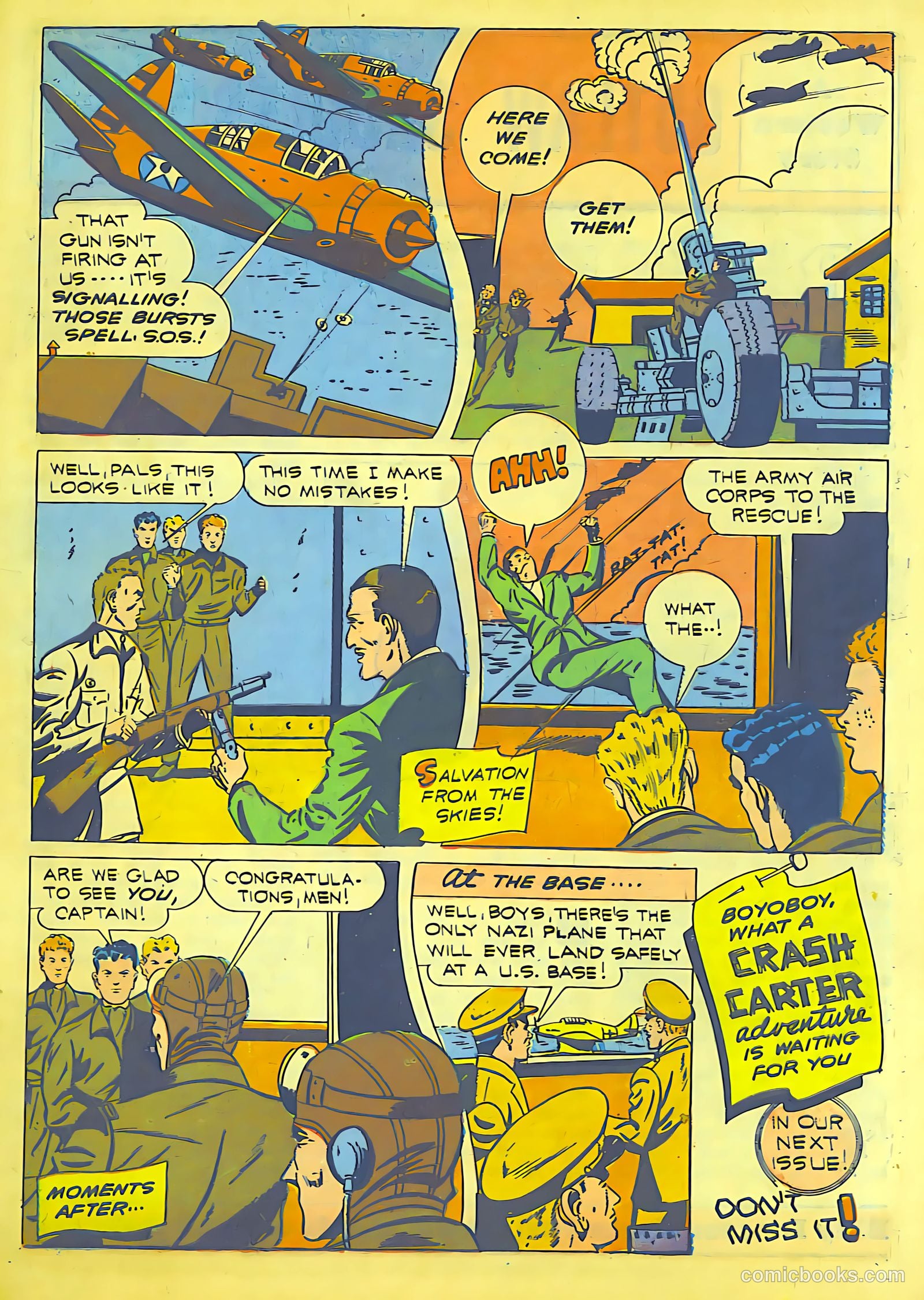 Exciting Comics #23 (1942) — page 58 of 66