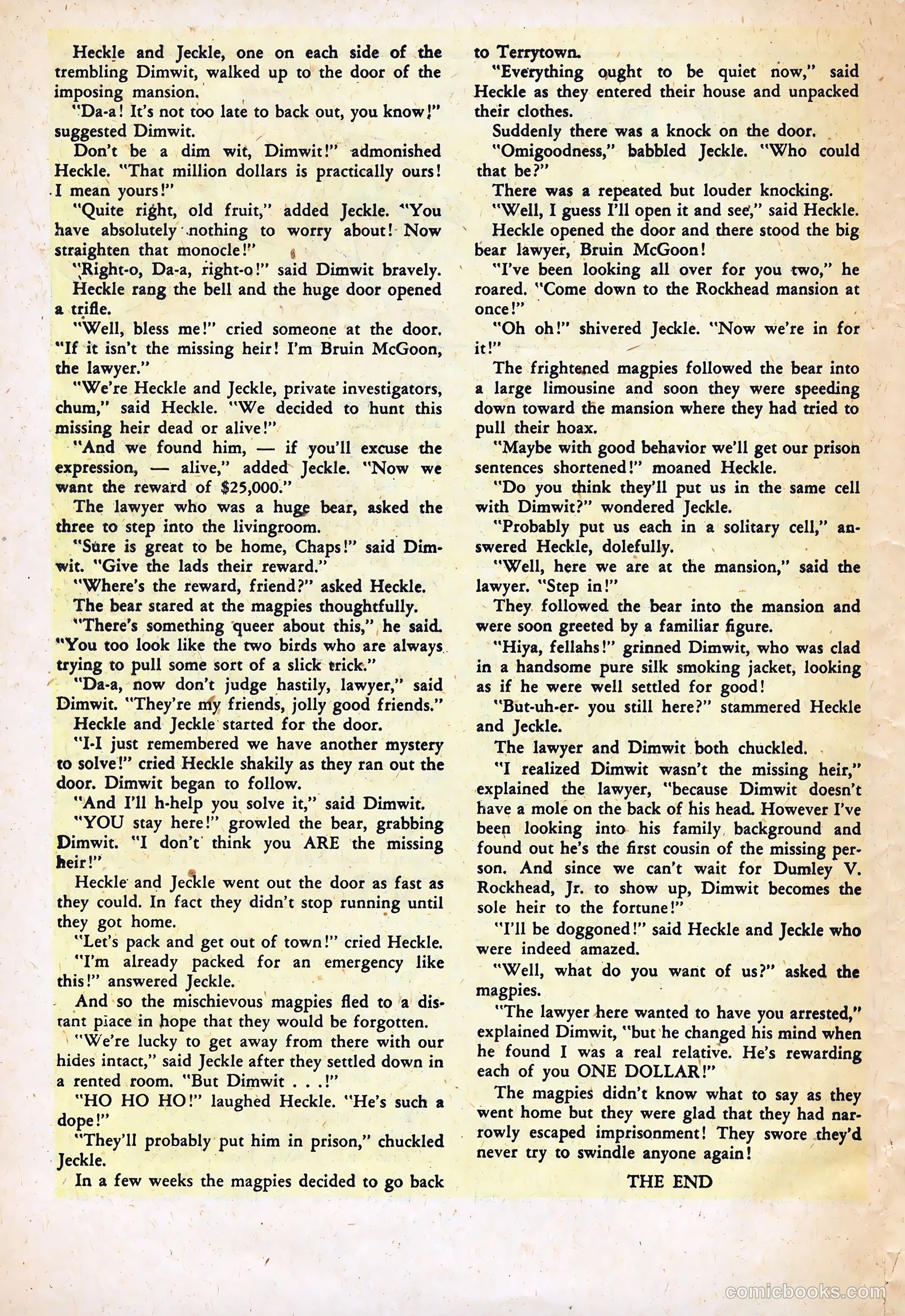 Paul Terry's Comics #85 (1951, Magazine Management) — page 28 of 36