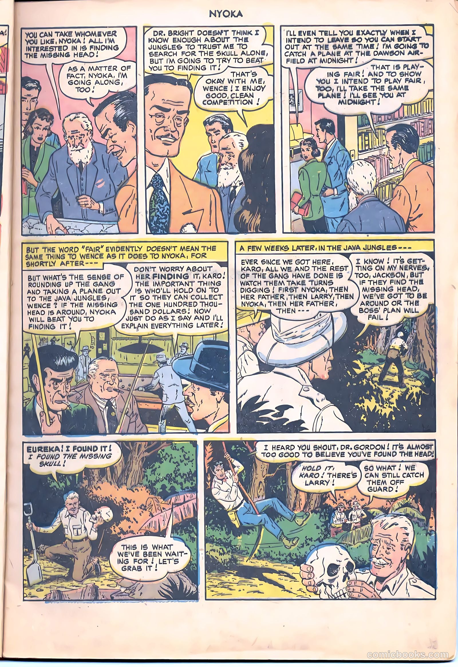 Nyoka the Jungle Girl #47 (1950, L. Miller & Son) — page 4 of 37