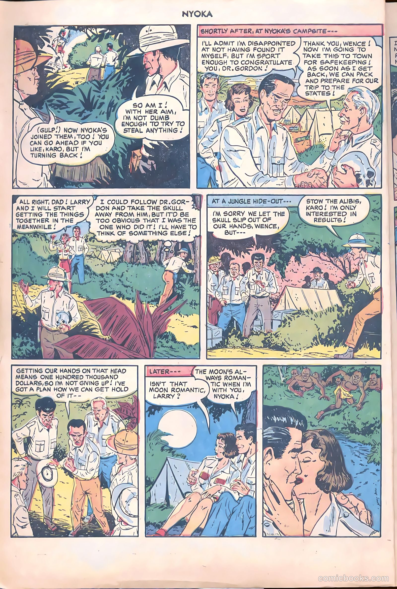 Nyoka the Jungle Girl #47 (1950, L. Miller & Son) — page 5 of 37