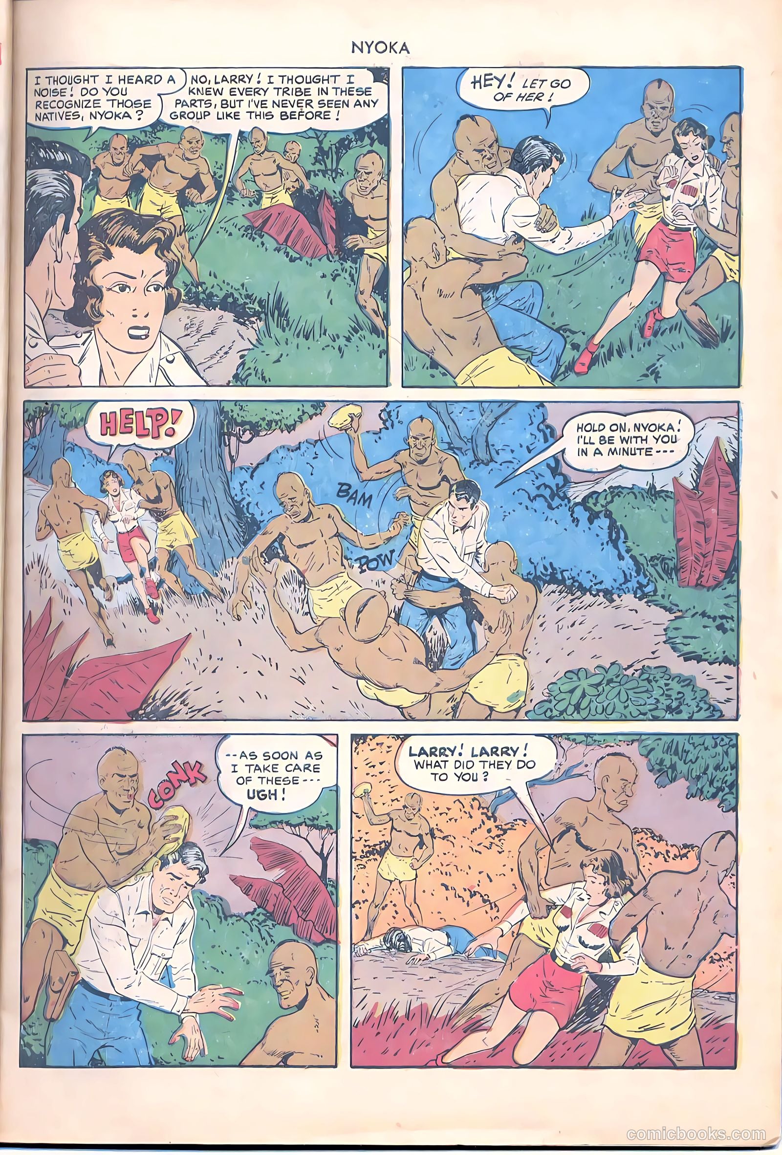 Nyoka the Jungle Girl #47 (1950, L. Miller & Son) — page 6 of 37