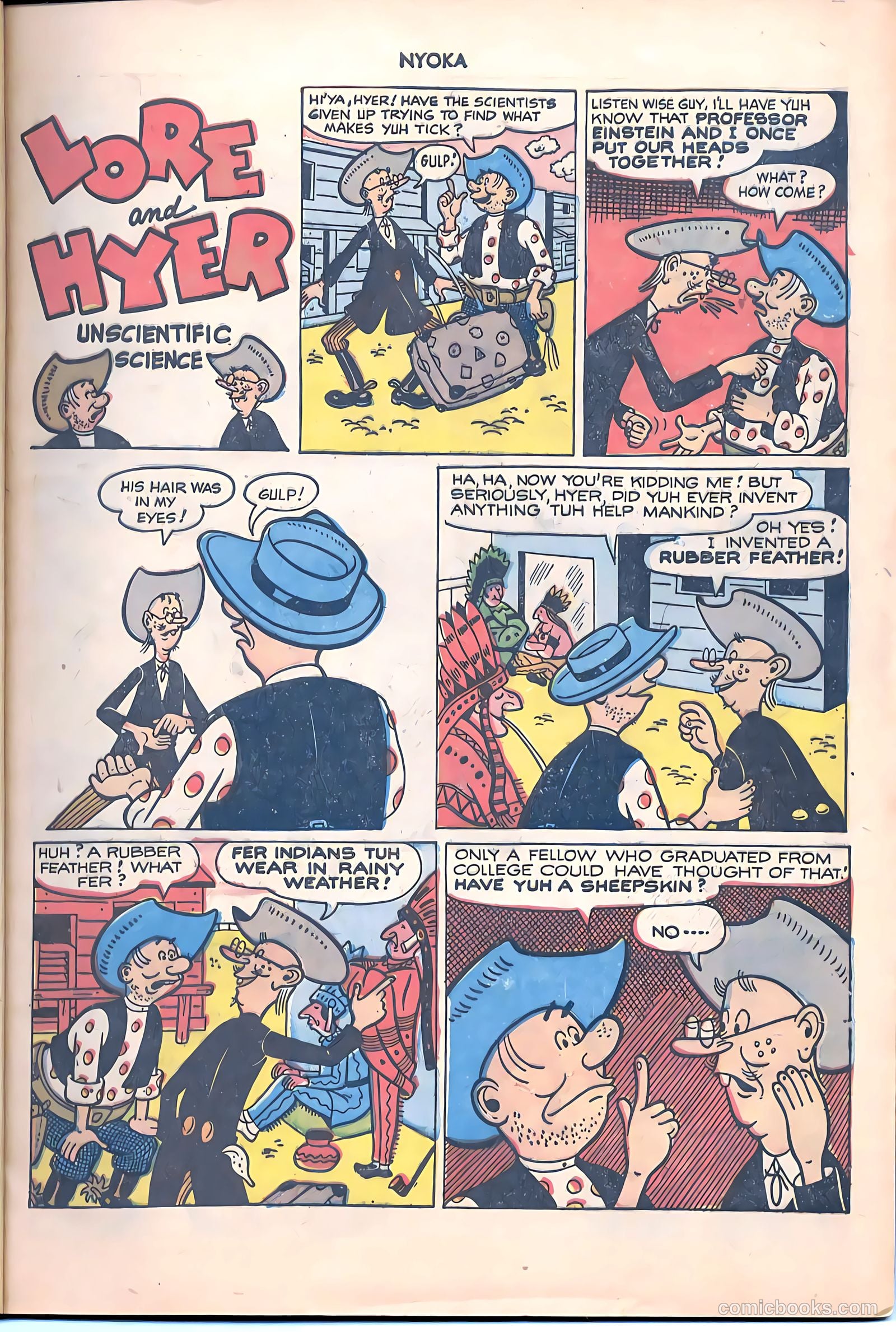 Nyoka the Jungle Girl #47 (1950, L. Miller & Son) — page 7 of 37