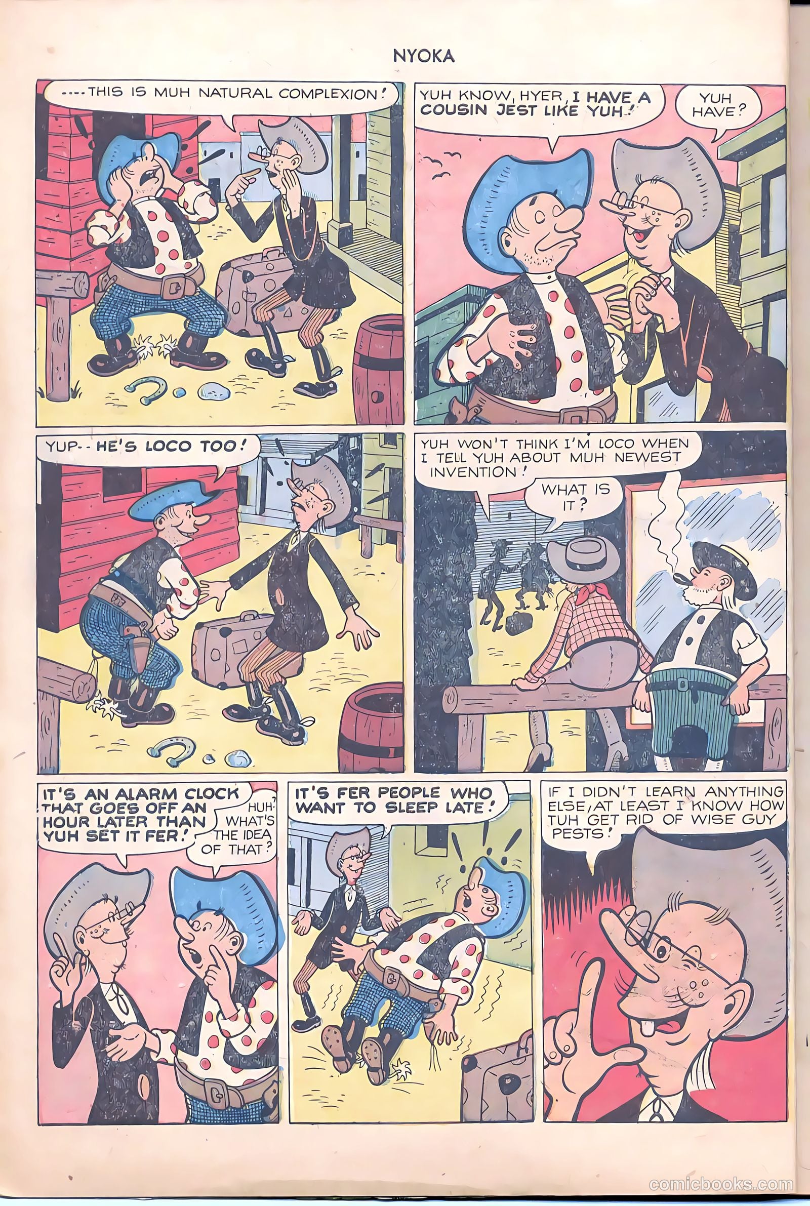 Nyoka the Jungle Girl #47 (1950, L. Miller & Son) — page 8 of 37
