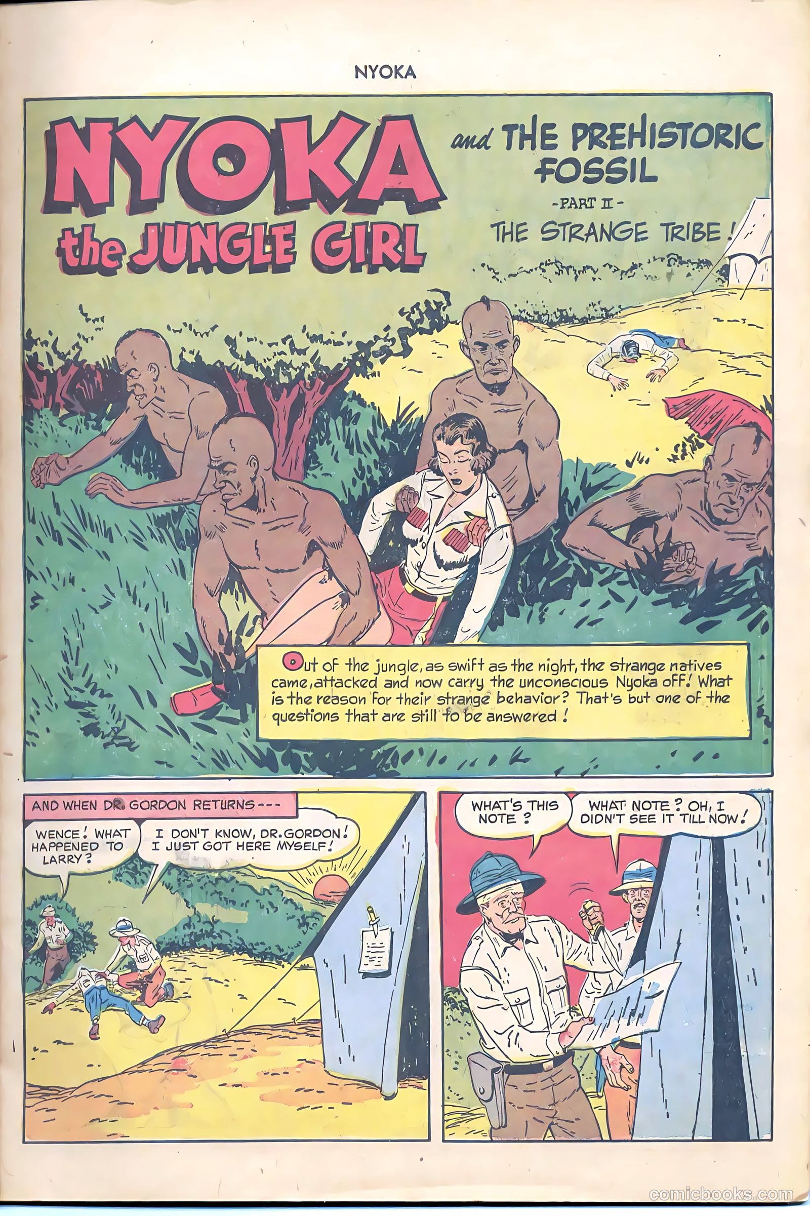 Nyoka the Jungle Girl #47 (1950, L. Miller & Son) — page 9 of 37
