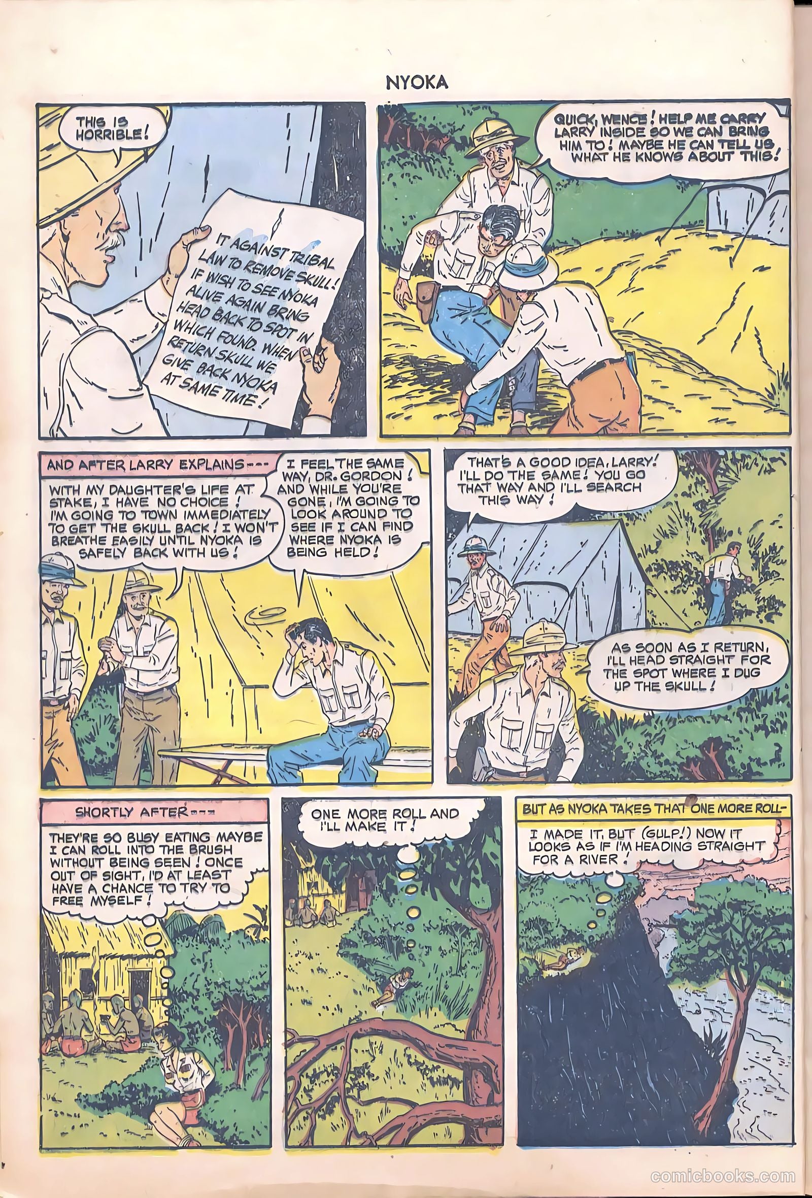 Nyoka the Jungle Girl #47 (1950, L. Miller & Son) — page 10 of 37