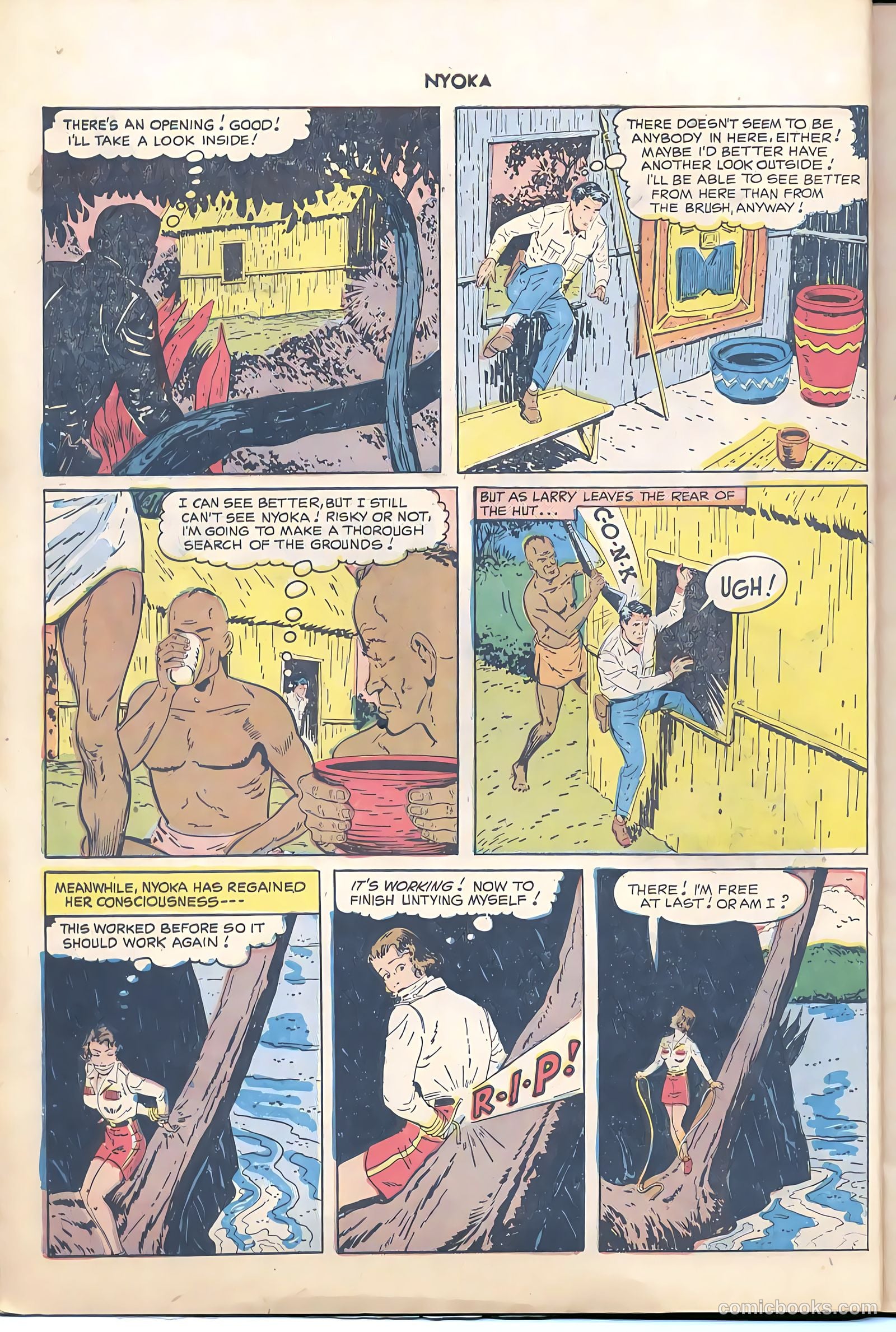 Nyoka the Jungle Girl #47 (1950, L. Miller & Son) — page 11 of 37