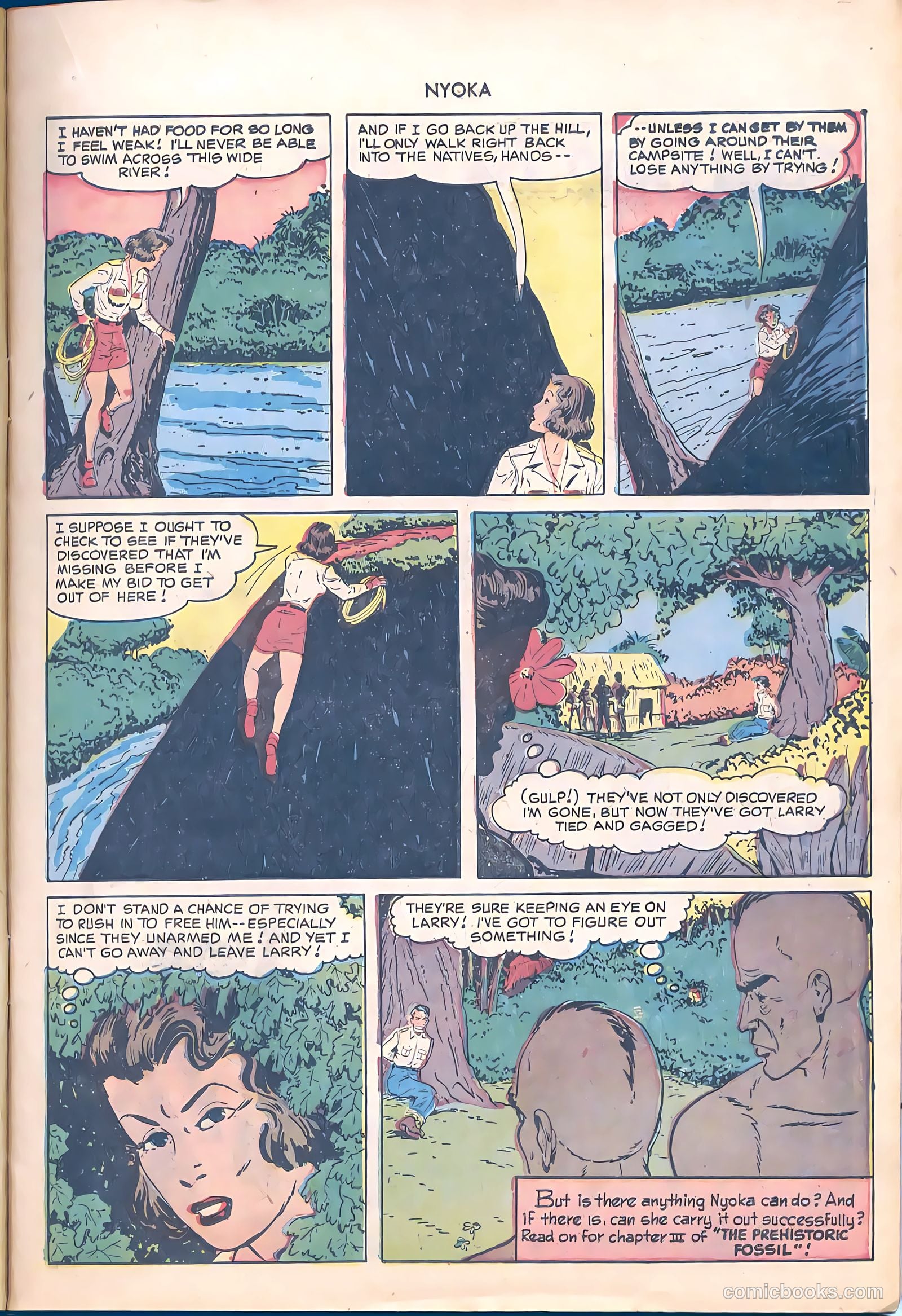 Nyoka the Jungle Girl #47 (1950, L. Miller & Son) — page 12 of 37