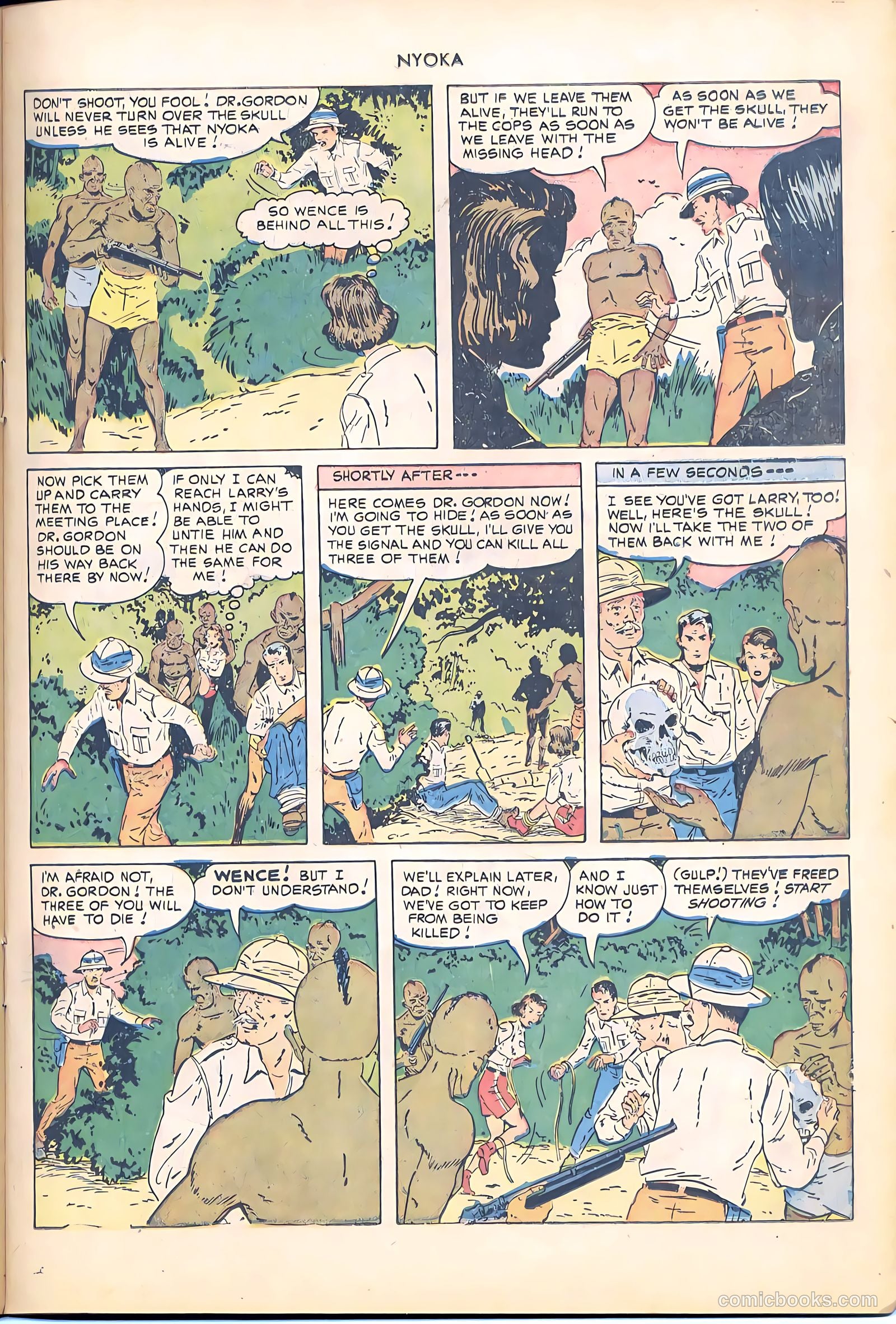 Nyoka the Jungle Girl #47 (1950, L. Miller & Son) — page 18 of 37