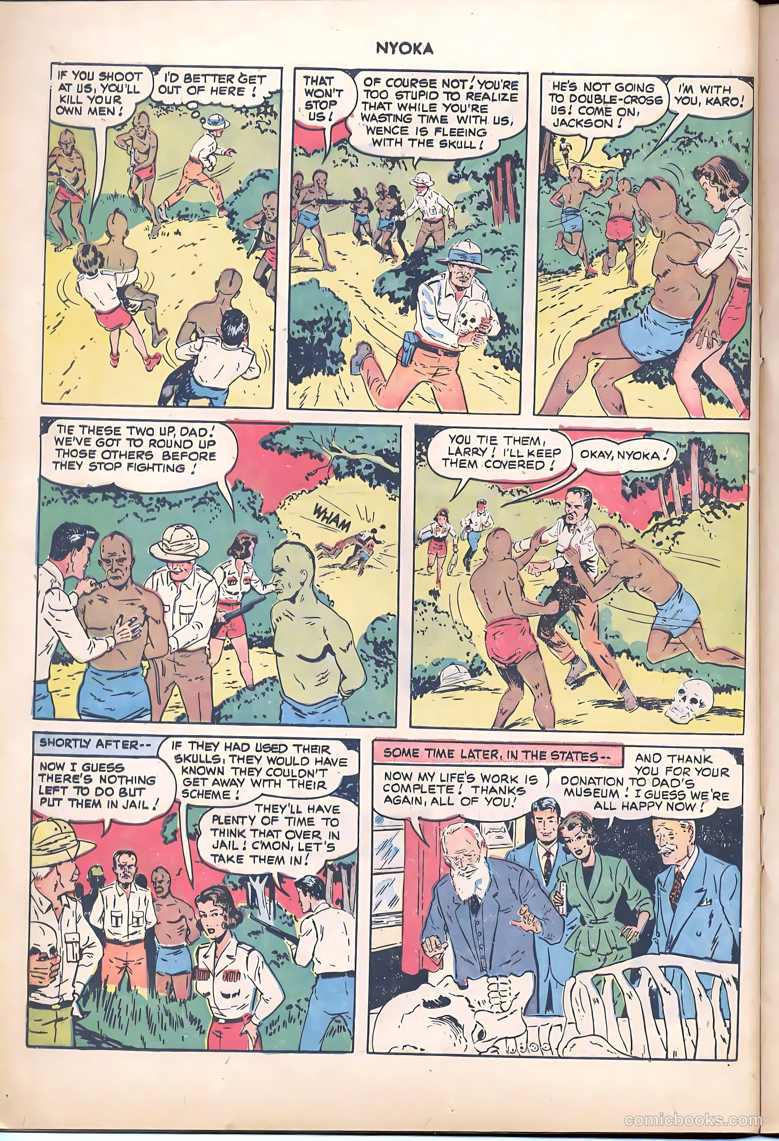 Nyoka the Jungle Girl #47 (1950, L. Miller & Son) — page 19 of 37