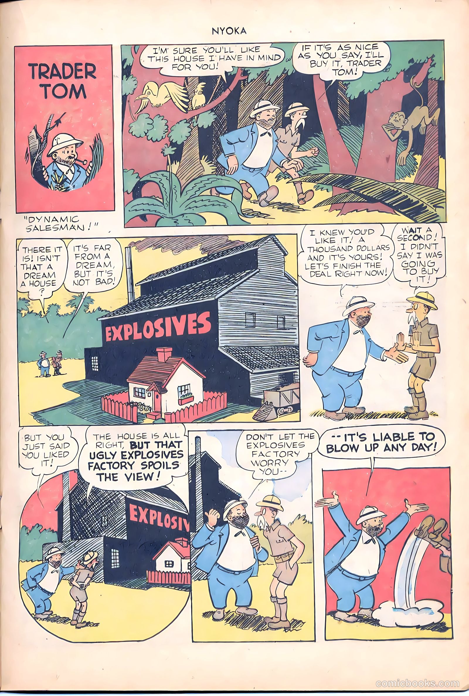 Nyoka the Jungle Girl #47 (1950, L. Miller & Son) — page 20 of 37