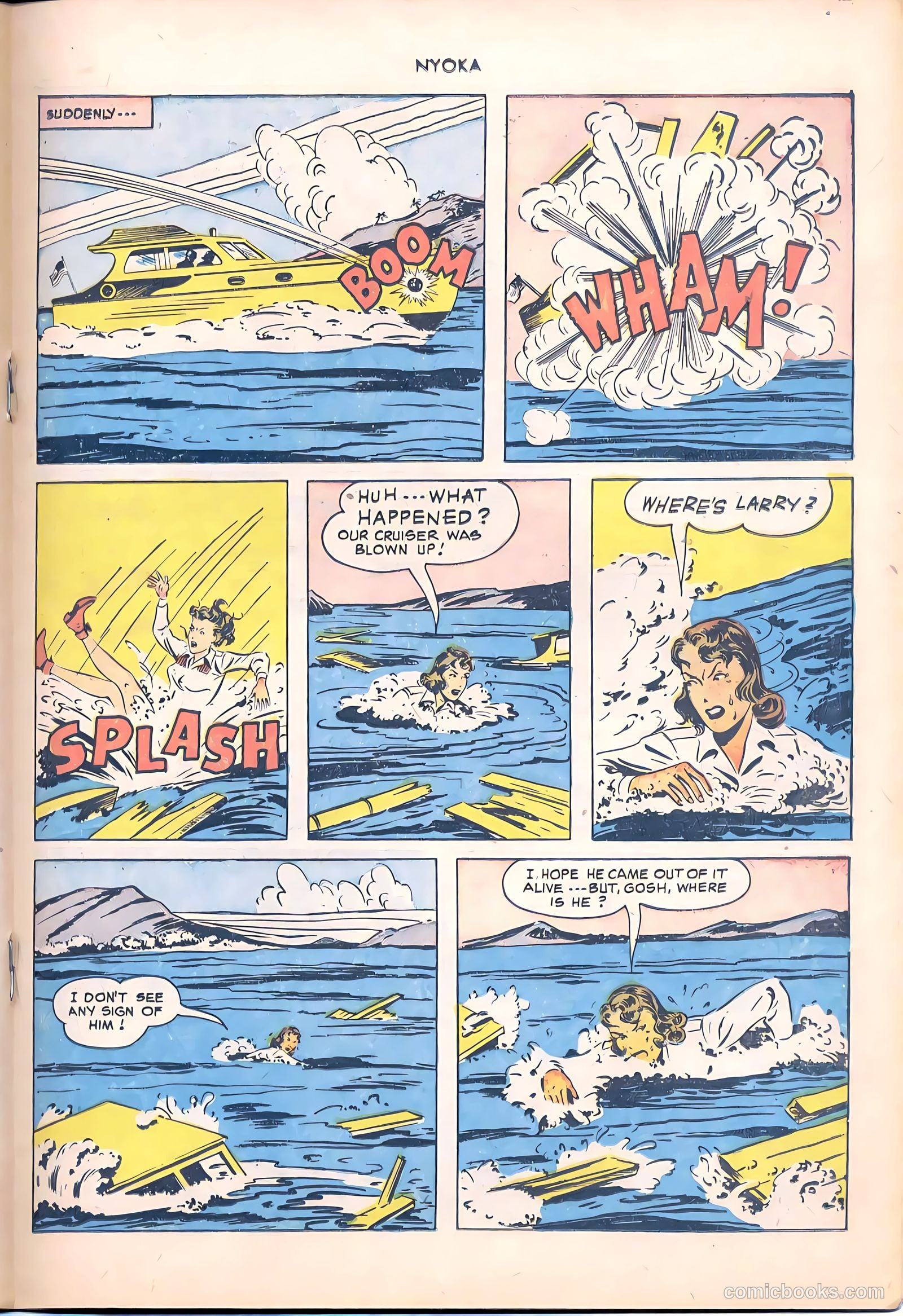 Nyoka the Jungle Girl #47 (1950, L. Miller & Son) — page 21 of 37
