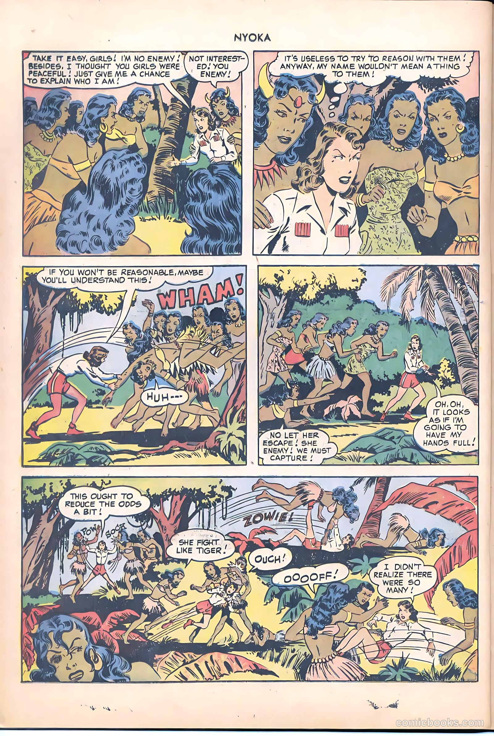 Nyoka the Jungle Girl #47 (1950, L. Miller & Son) — page 24 of 37