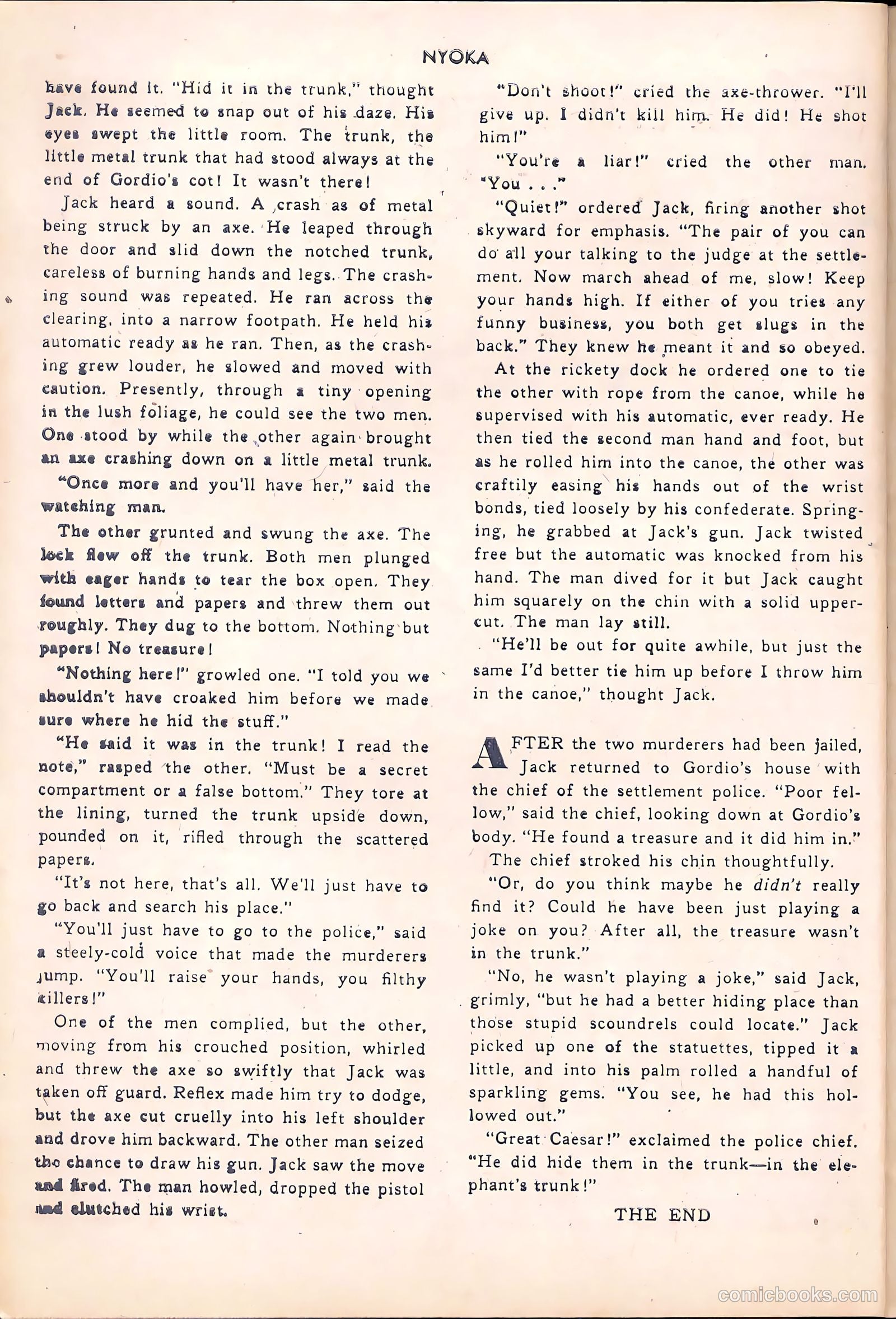 Nyoka the Jungle Girl #47 (1950, L. Miller & Son) — page 27 of 37