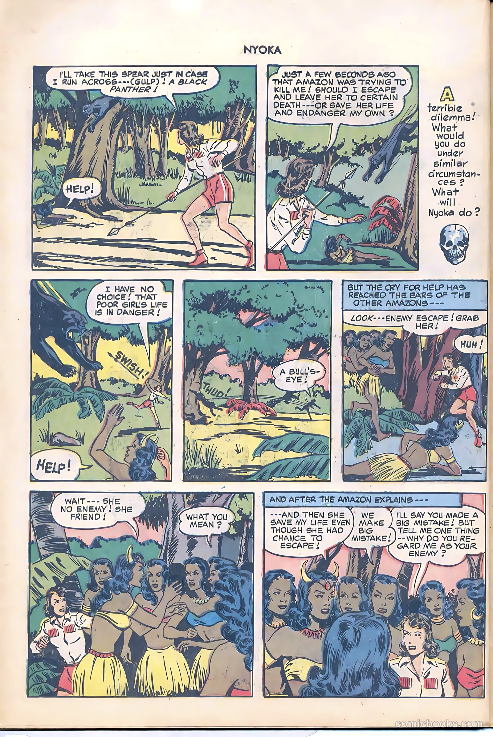 Nyoka the Jungle Girl #47 (1950, L. Miller & Son) — page 29 of 37