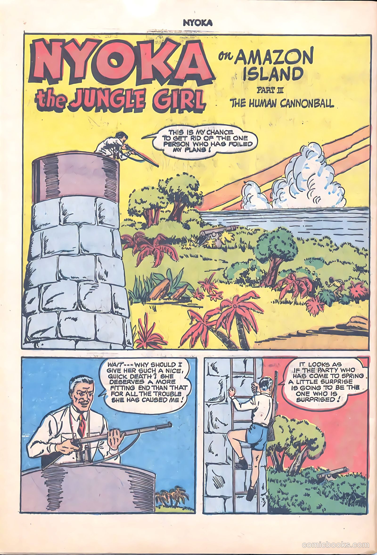 Nyoka the Jungle Girl #47 (1950, L. Miller & Son) — page 34 of 37