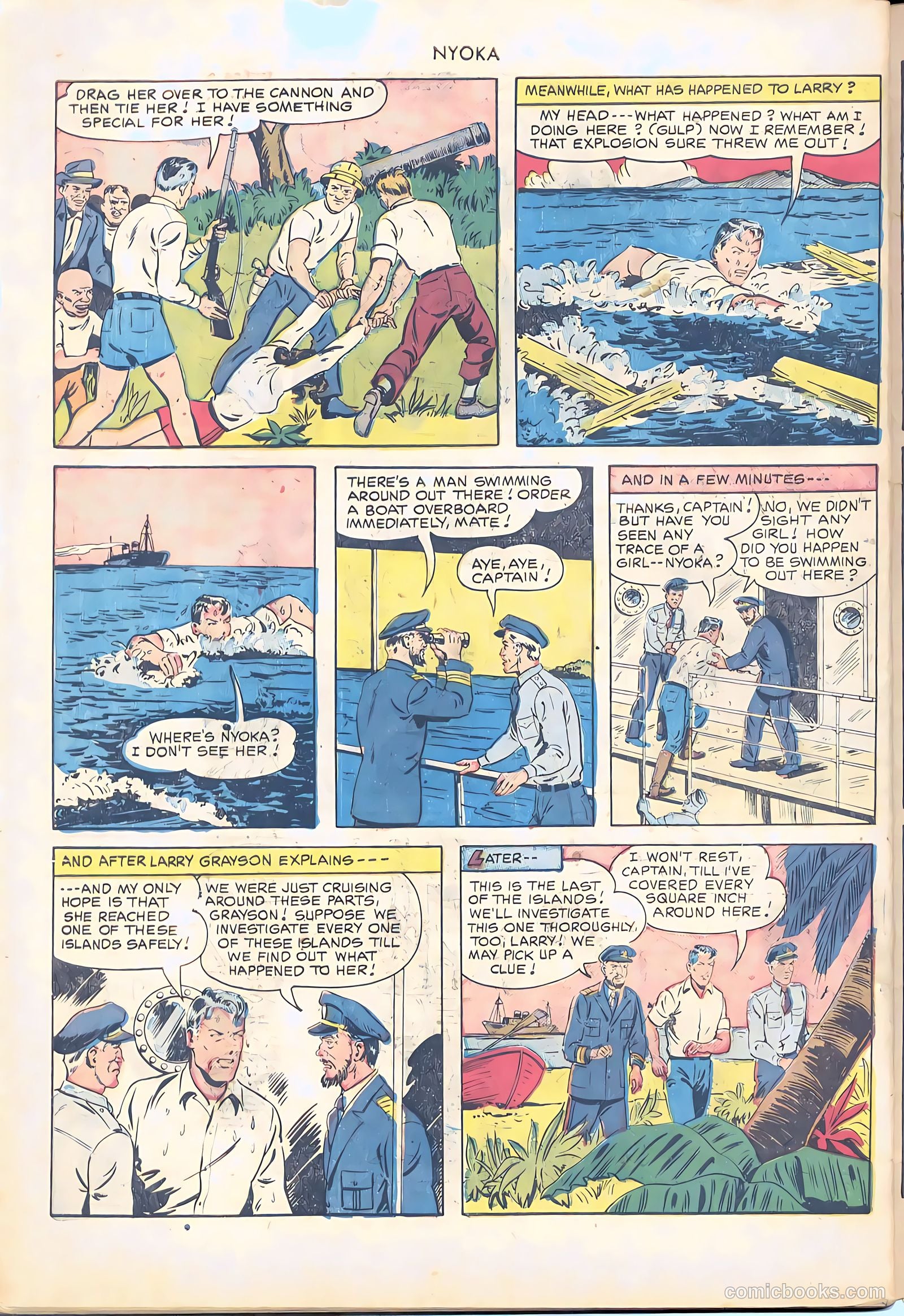 Nyoka the Jungle Girl #47 (1950, L. Miller & Son) — page 35 of 37