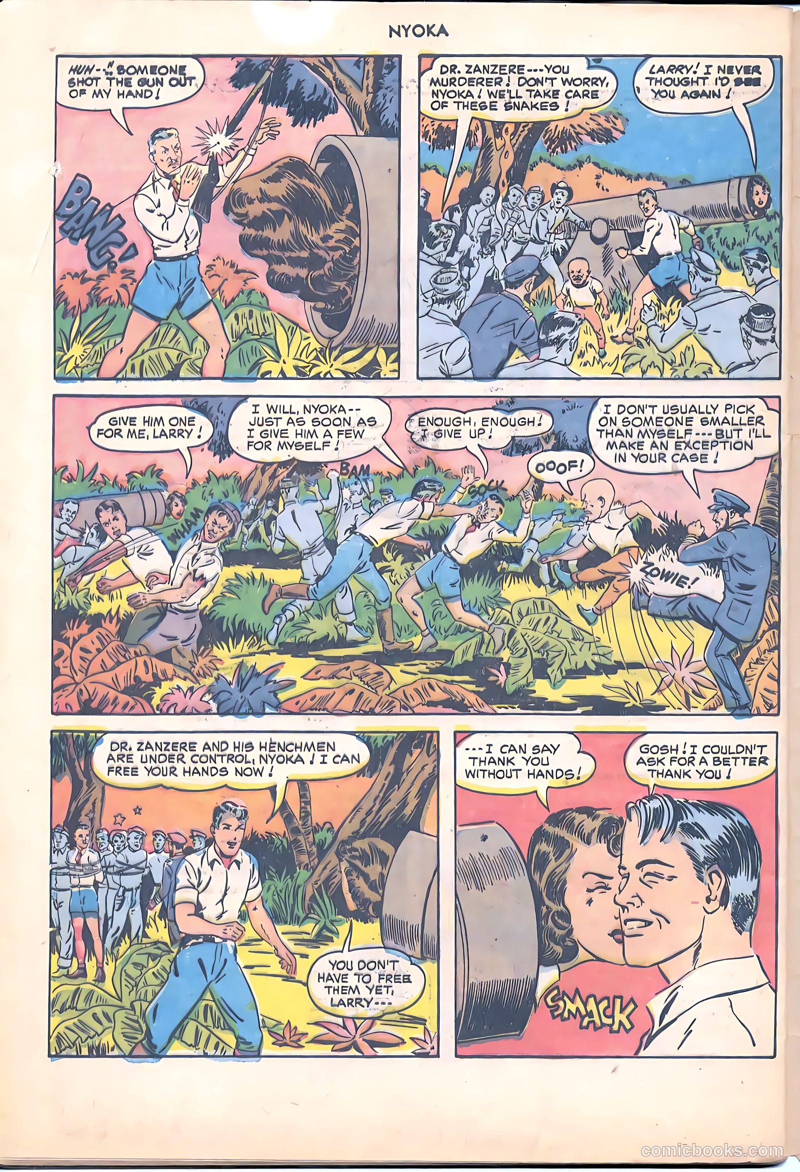 Nyoka the Jungle Girl #47 (1950, L. Miller & Son) — page 37 of 37