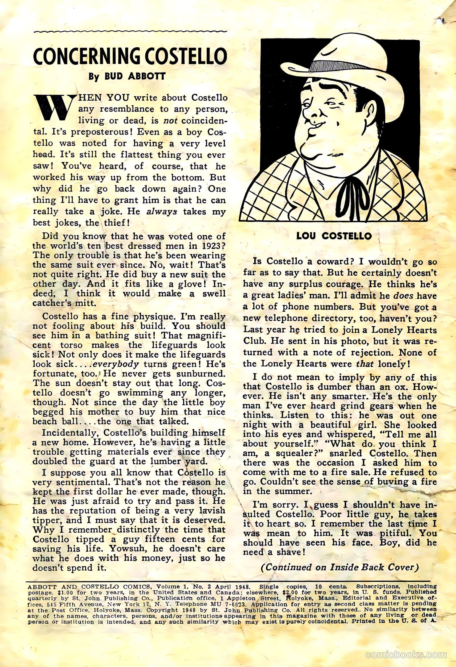 Abbott and Costello #21 (1948) — page 2